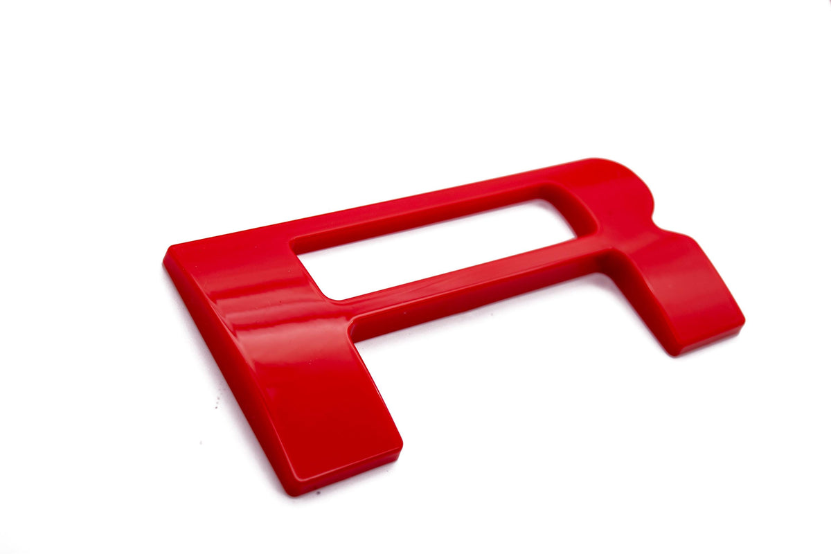 Red Raised Tailgate Insert Letters Tailgate Letters Insert Plastic ABS Badge Fits 2019-2024 Ford Ranger Tailgate