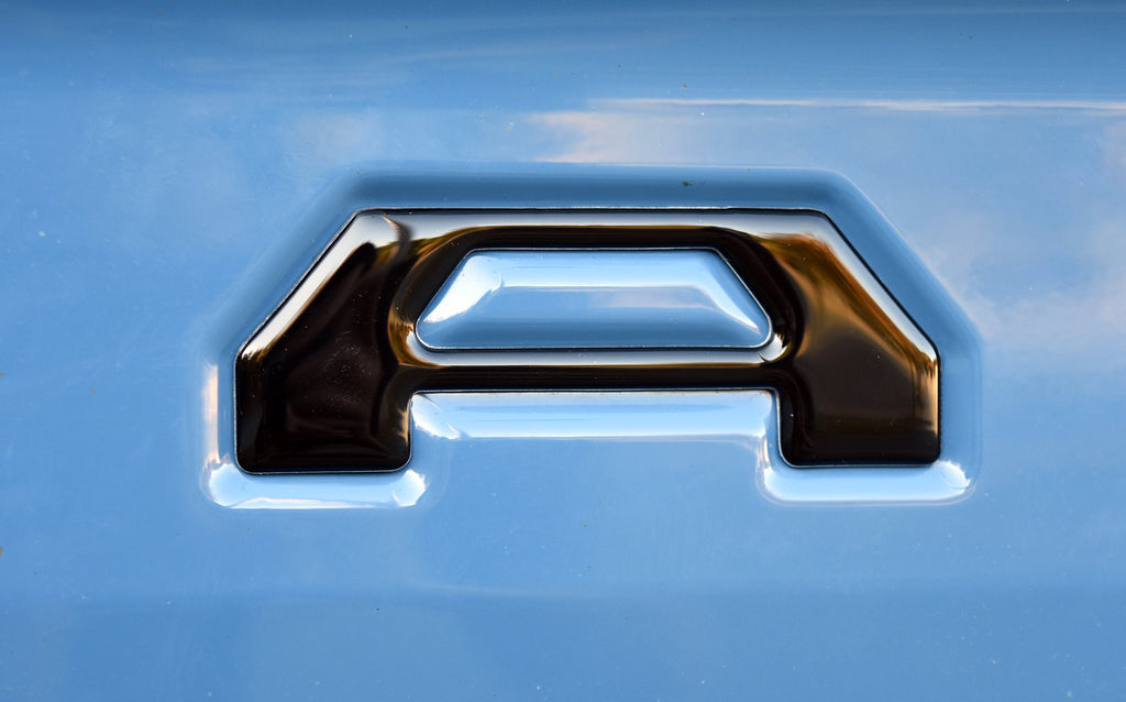 Domed Tailgate Letters compatible with Toyota Tacoma 2016-2021 Raised 3D Domed Sticker Inserts