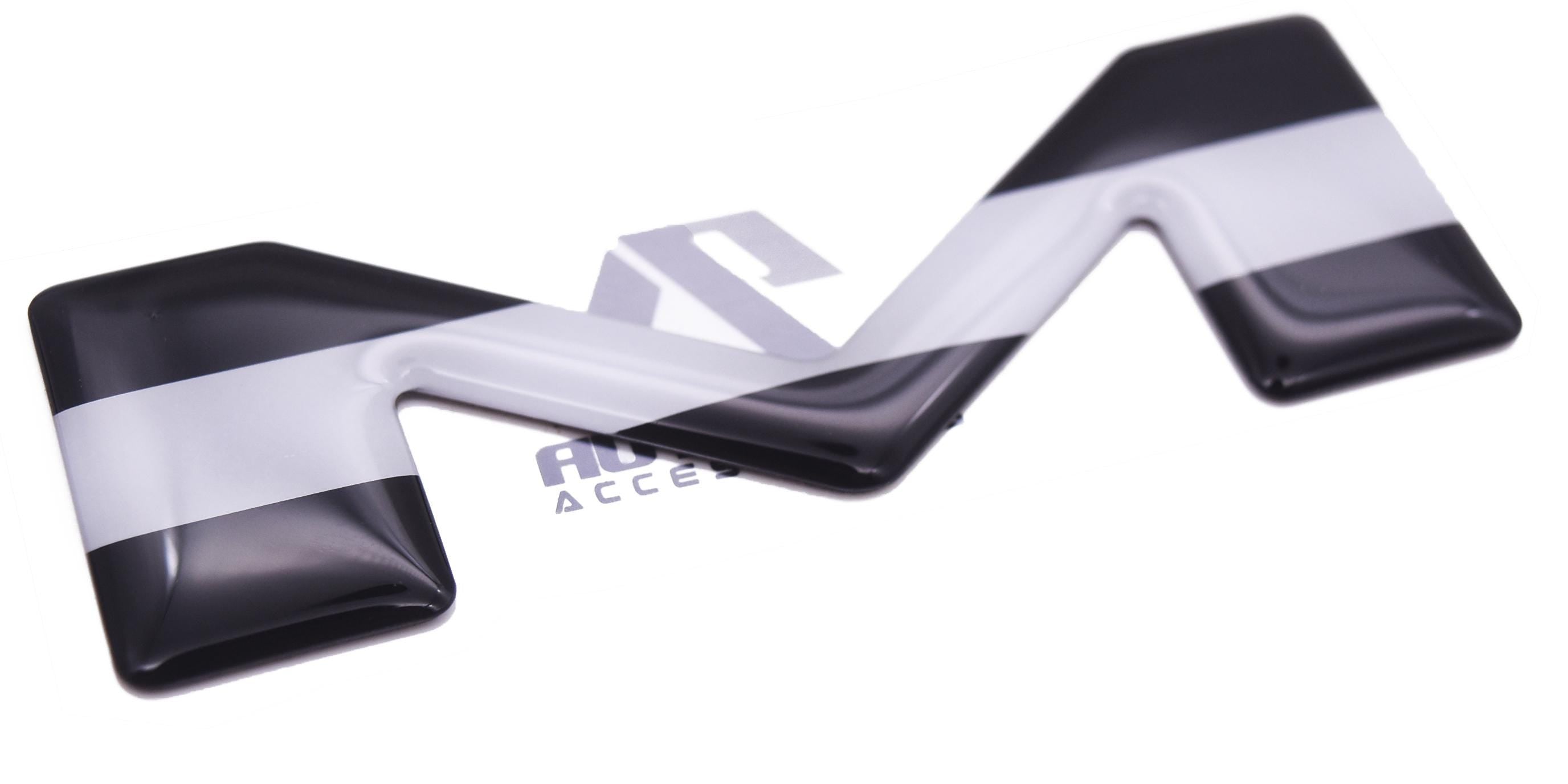 Black US Flag Raised Tailgate Insert Letters Tailgate Letters Insert Plastic ABS Badge Fits 2016-2023 Toyota Tacoma