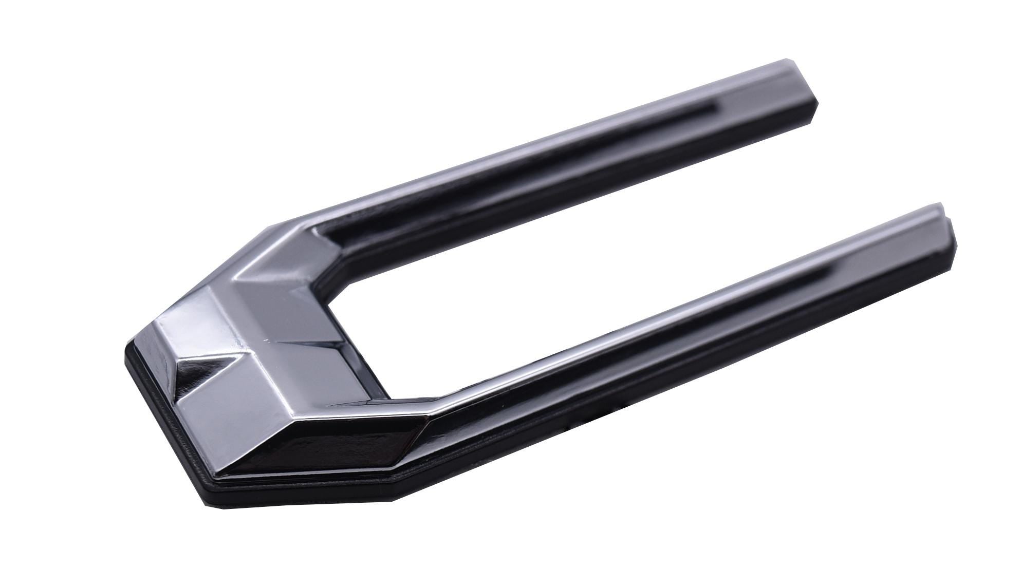 Chrome with Black Outline Raised Tailgate Insert Letters Tailgate Letters Insert Plastic ABS Badge Fits 2016-2023 Toyota Tacoma