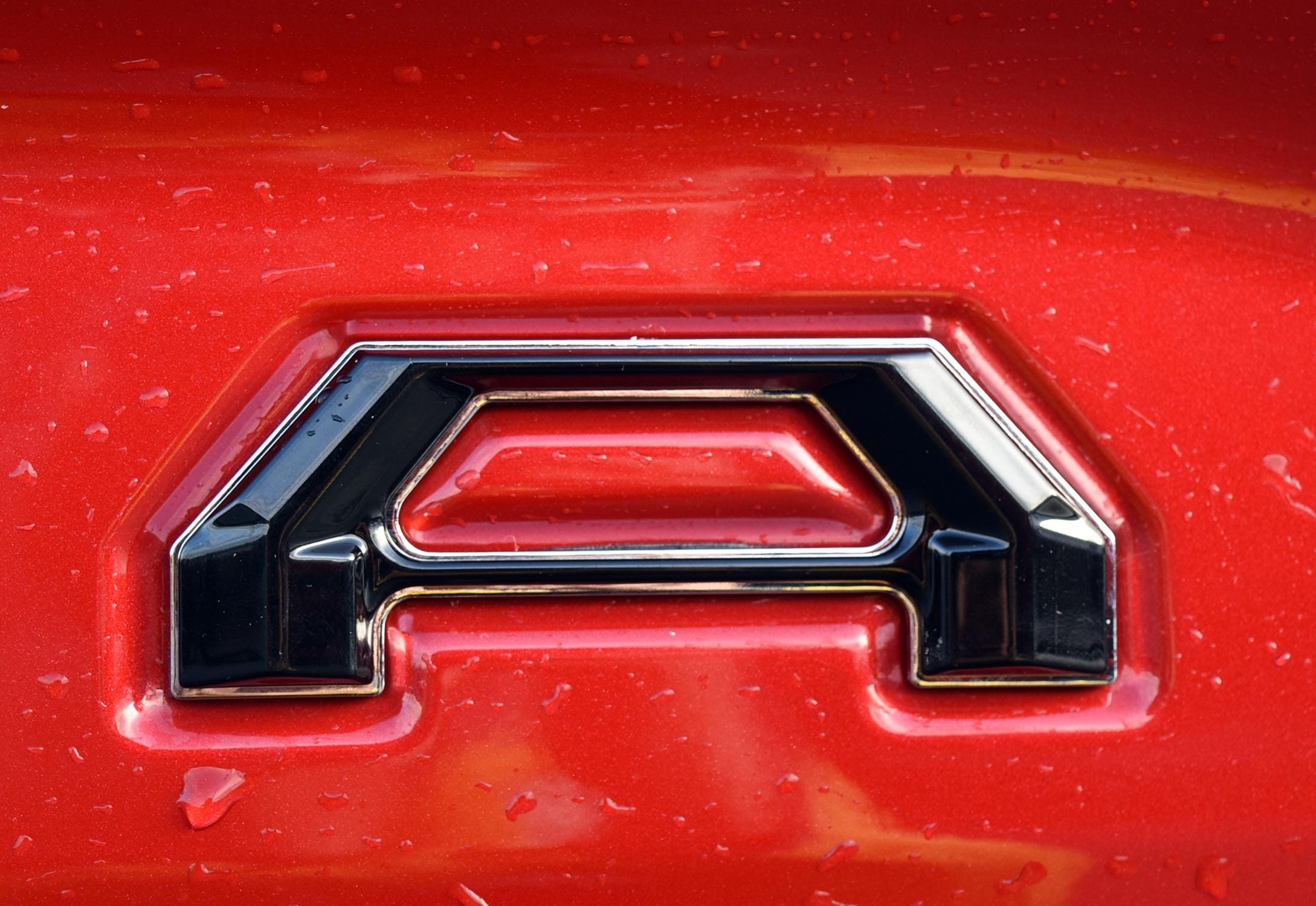 Black with Chrome Outline Raised Tailgate Insert Letters Tailgate Letters Insert Plastic ABS Badge Fits 2016-2023 Toyota Tacoma