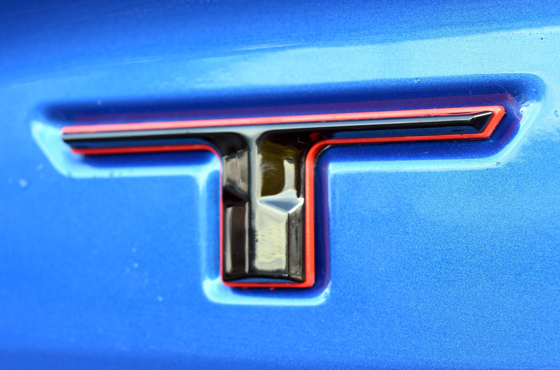 Black with Red Outline Raised Tailgate Letters Tailgate Letters Insert Plastic ABS Badge Fits 2016-2023 Toyota Tacoma 2024 and up Tacoma