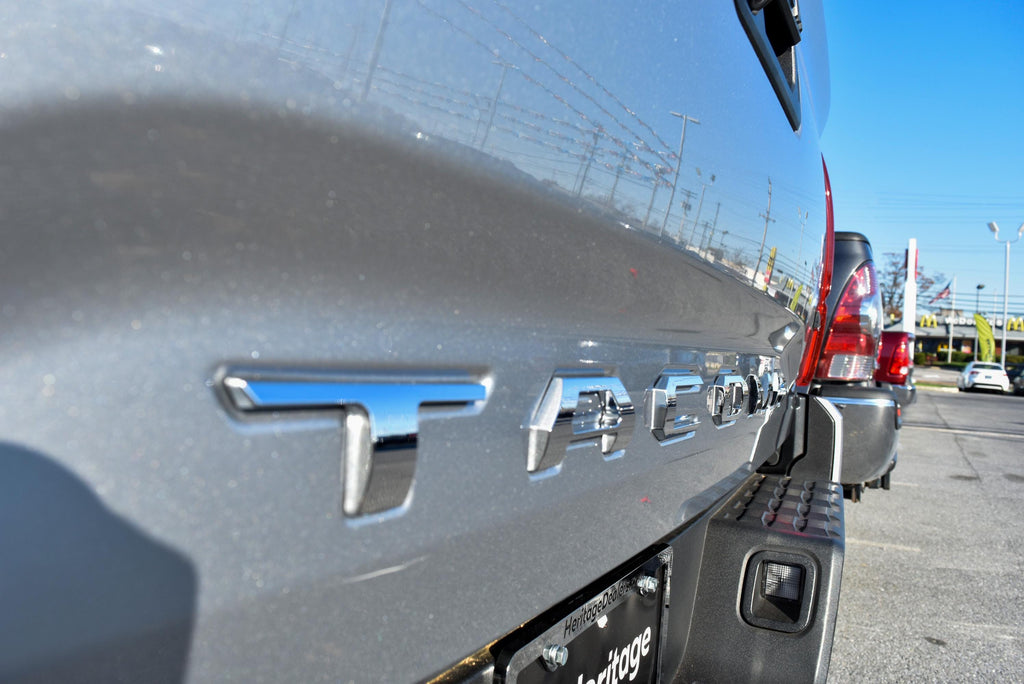 Chrome Raised Tailgate Insert Letters Tailgate Letters Insert Plastic ABS Badge Fits 2016-2023 Toyota Tacoma