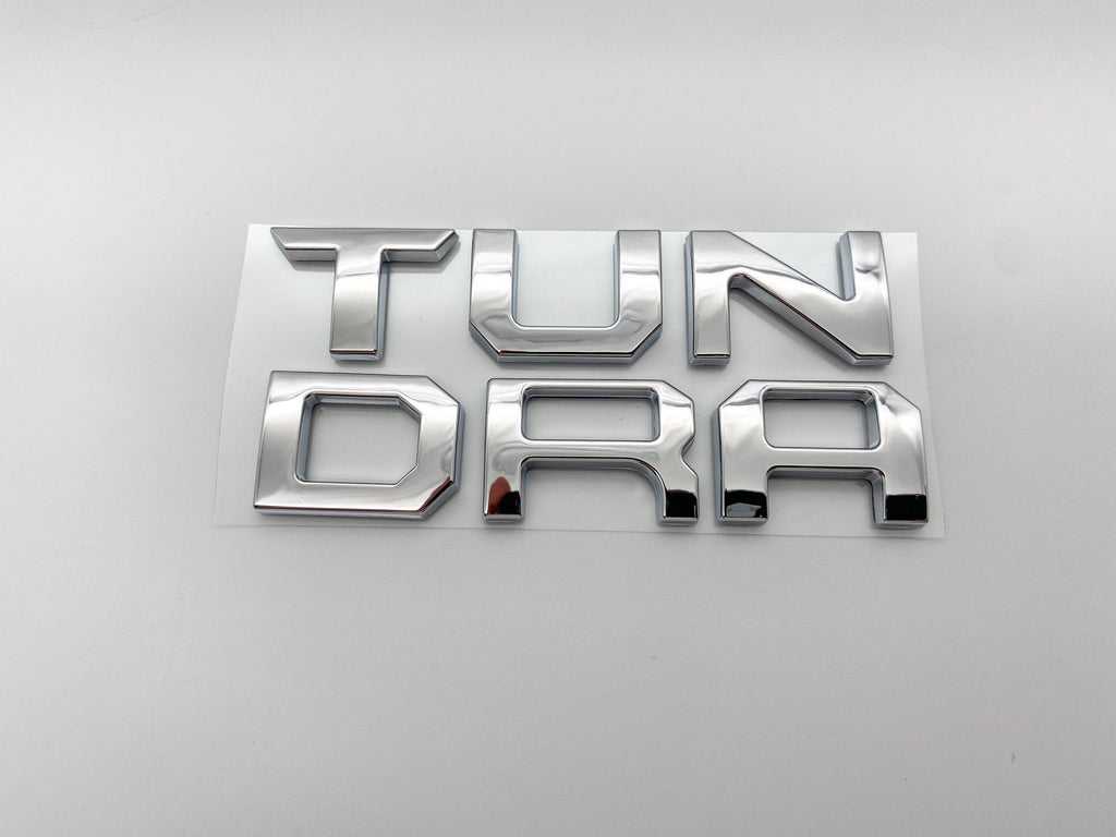 Chrome Premium 3D Dashboard glovebox glove box letters for 2022-2024 Tundra