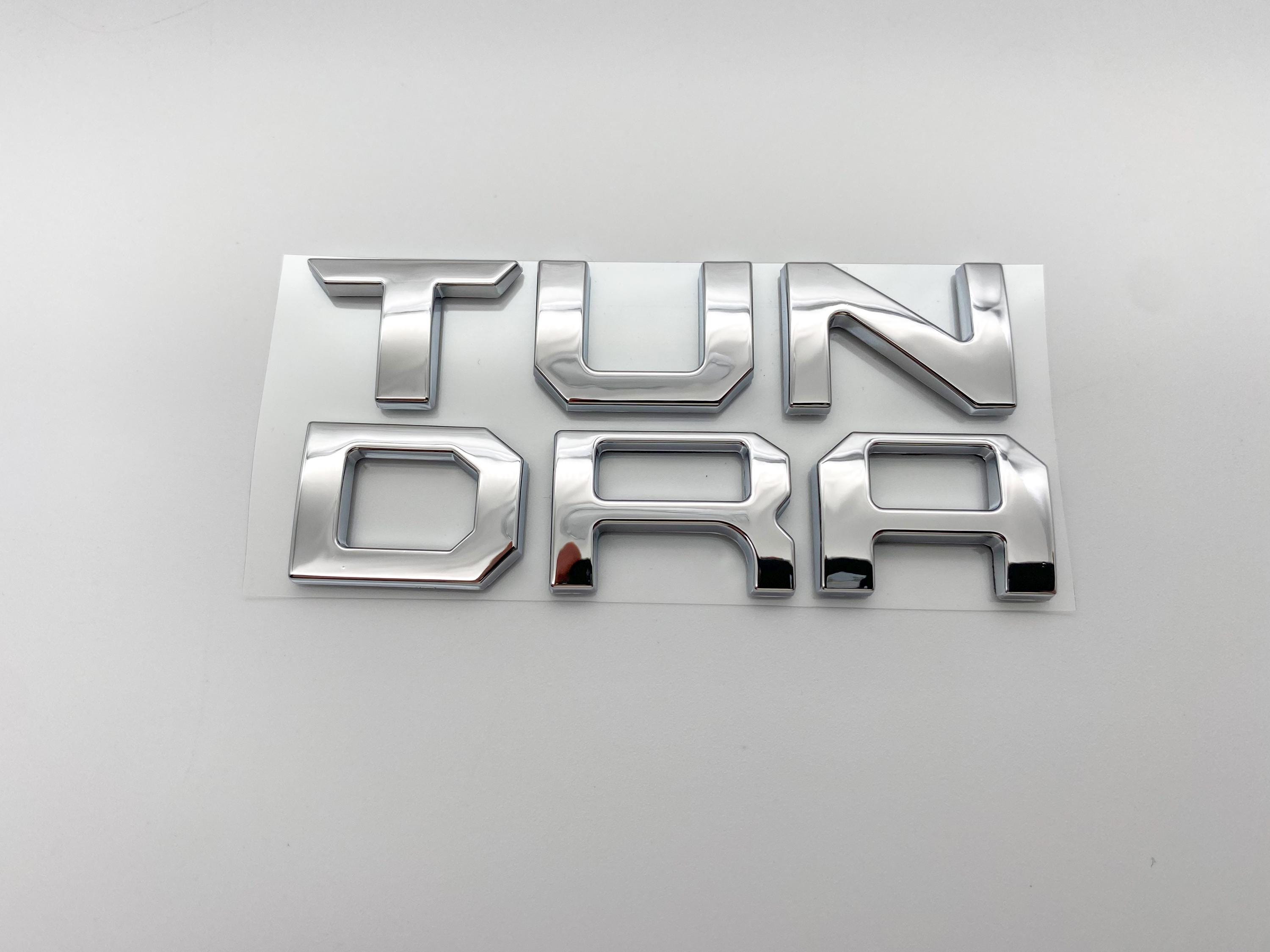 Chrome Premium 3D Dashboard glovebox glove box letters for 2022-2024 Tundra