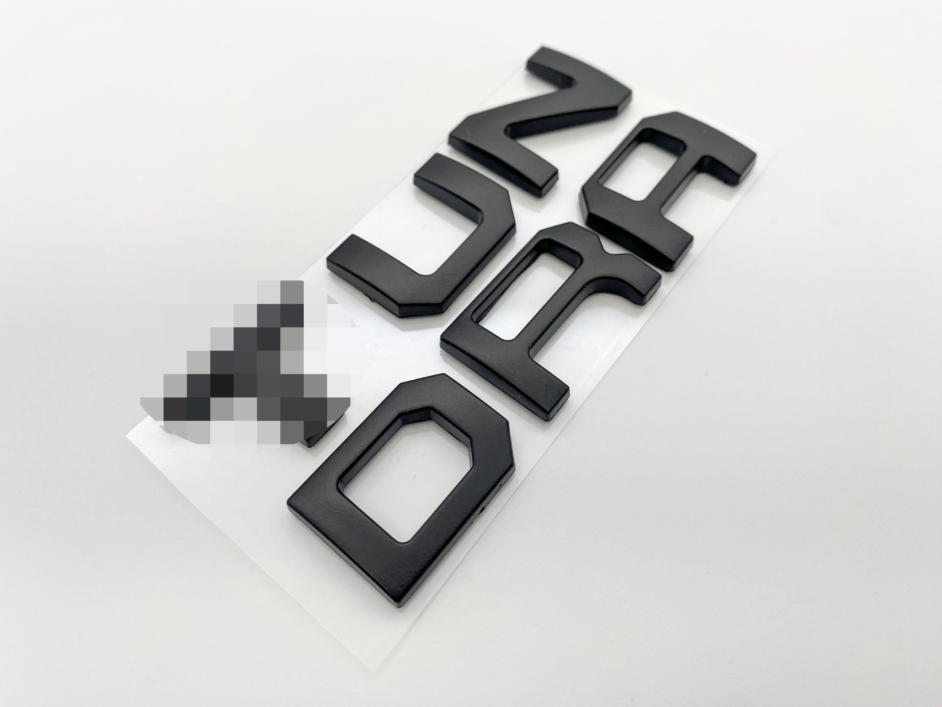 Matte Black Premium 3D Dashboard glovebox glove box letters for 2022-2024 Tundra