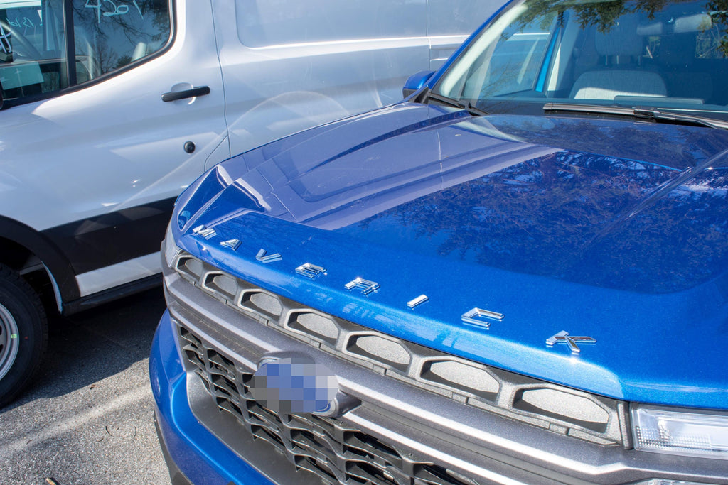 Chrome Hood letters Fits Ford Maverick Hood ABS Decals Made With Premium Plastic 2022-2024 Maverick Decals Insert Letters Sticker