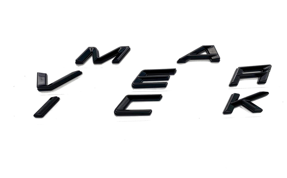 Gloss Black Hood letters Fits Ford Maverick Hood ABS Decals Made With Premium Plastic 2022-2024 Maverick Decals Insert Letters Sticker