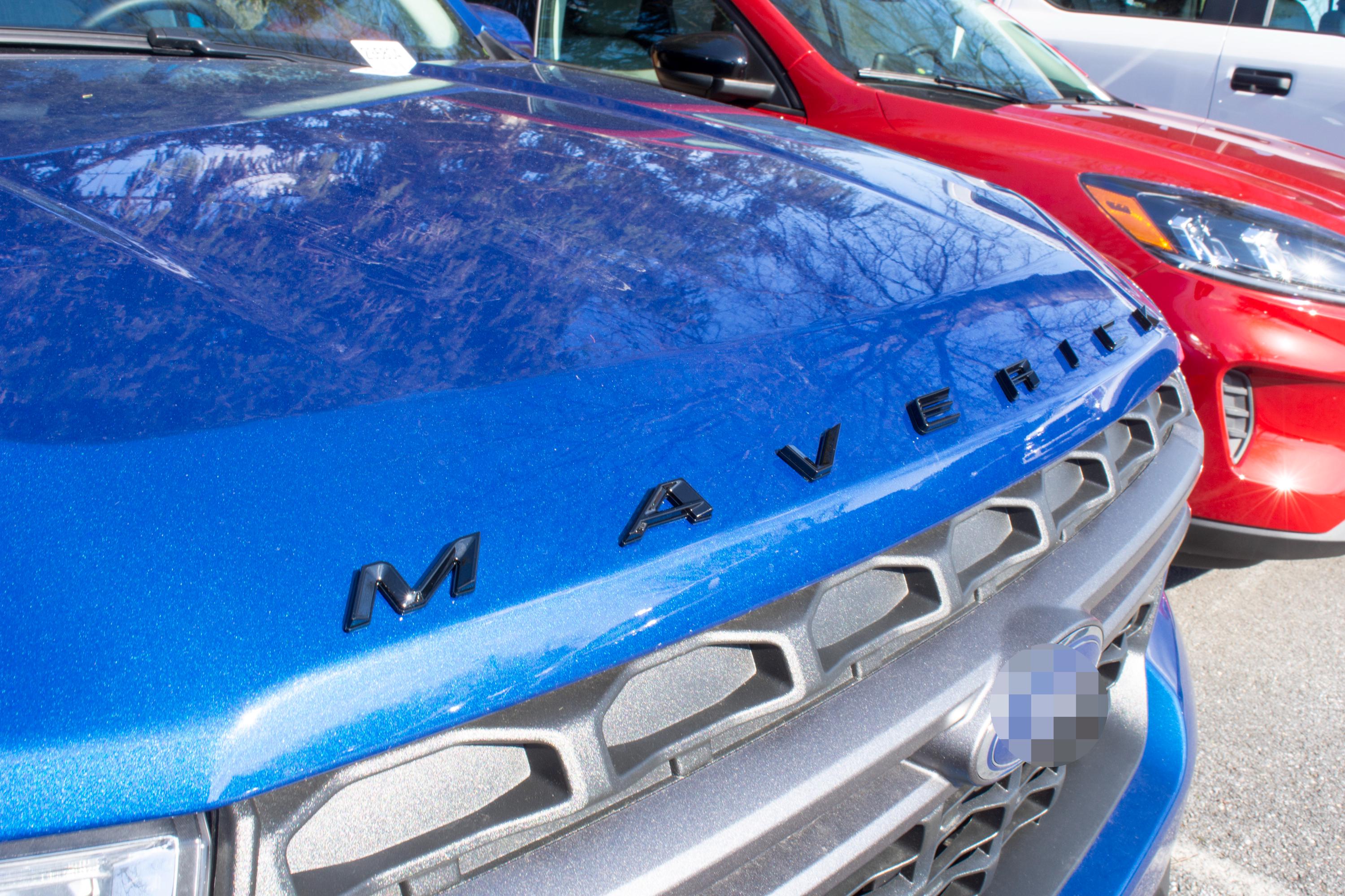 Gloss Black Hood letters Fits Ford Maverick Hood ABS Decals Made With Premium Plastic 2022-2024 Maverick Decals Insert Letters Sticker