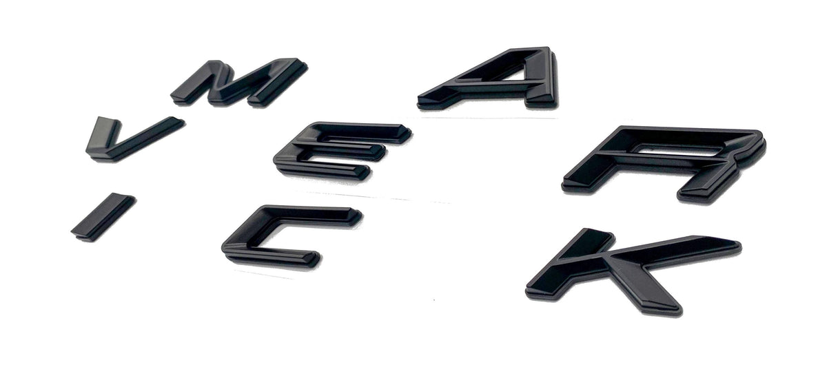 Matte Black Hood letters Fits Ford Maverick Hood ABS Decals Made With Premium Plastic 2022-2024 Maverick Decals Insert Letters Sticker