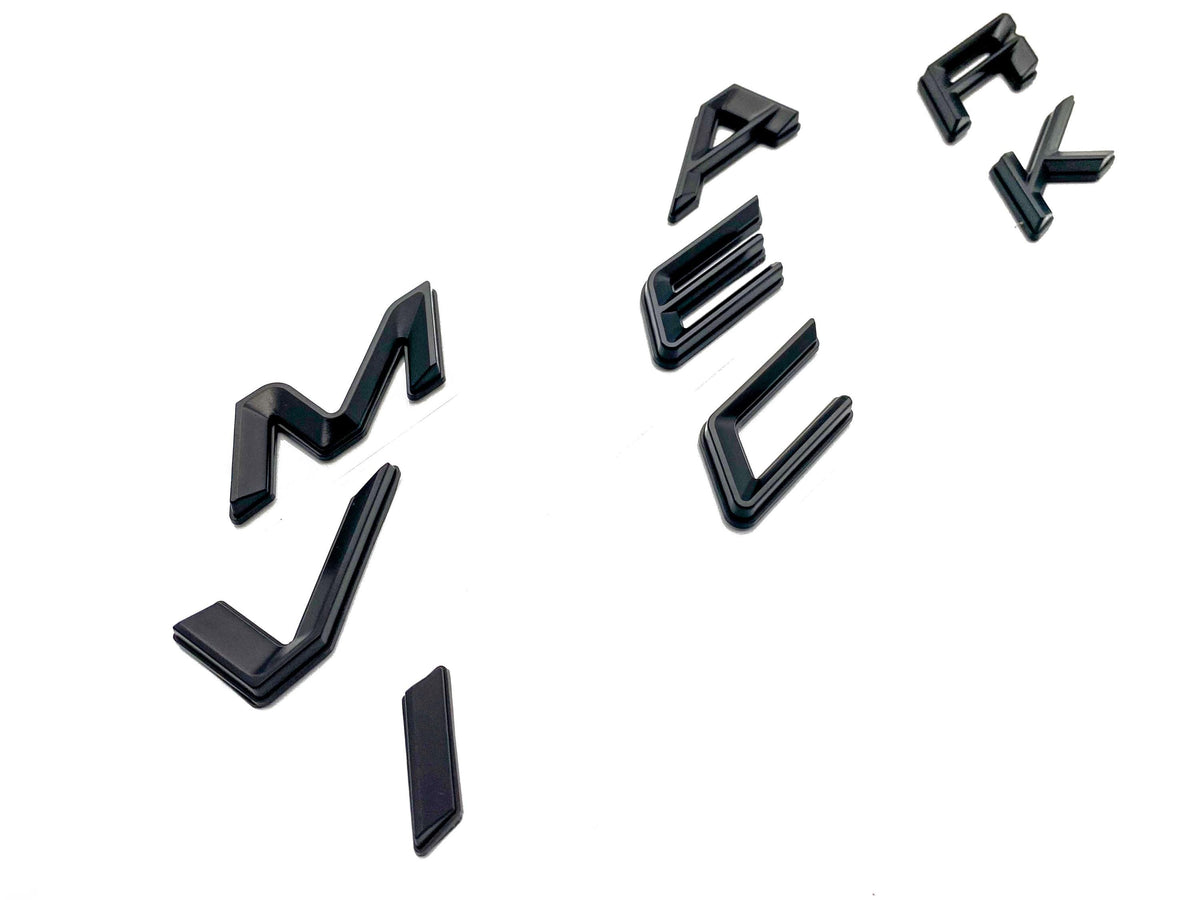 Matte Black Hood letters Fits Ford Maverick Hood ABS Decals Made With Premium Plastic 2022-2024 Maverick Decals Insert Letters Sticker