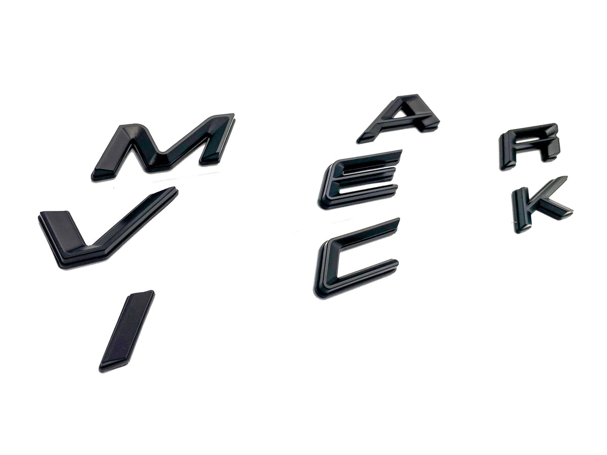 Matte Black Hood letters Fits Ford Maverick Hood ABS Decals Made With Premium Plastic 2022-2024 Maverick Decals Insert Letters Sticker