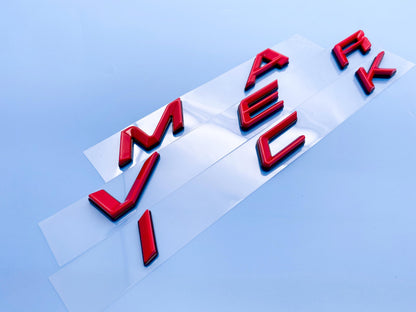 Red Black Hood letters Fits Ford Maverick Hood ABS Decals Made With Premium Plastic 2022-2024 Maverick Decals Insert Letters Sticker