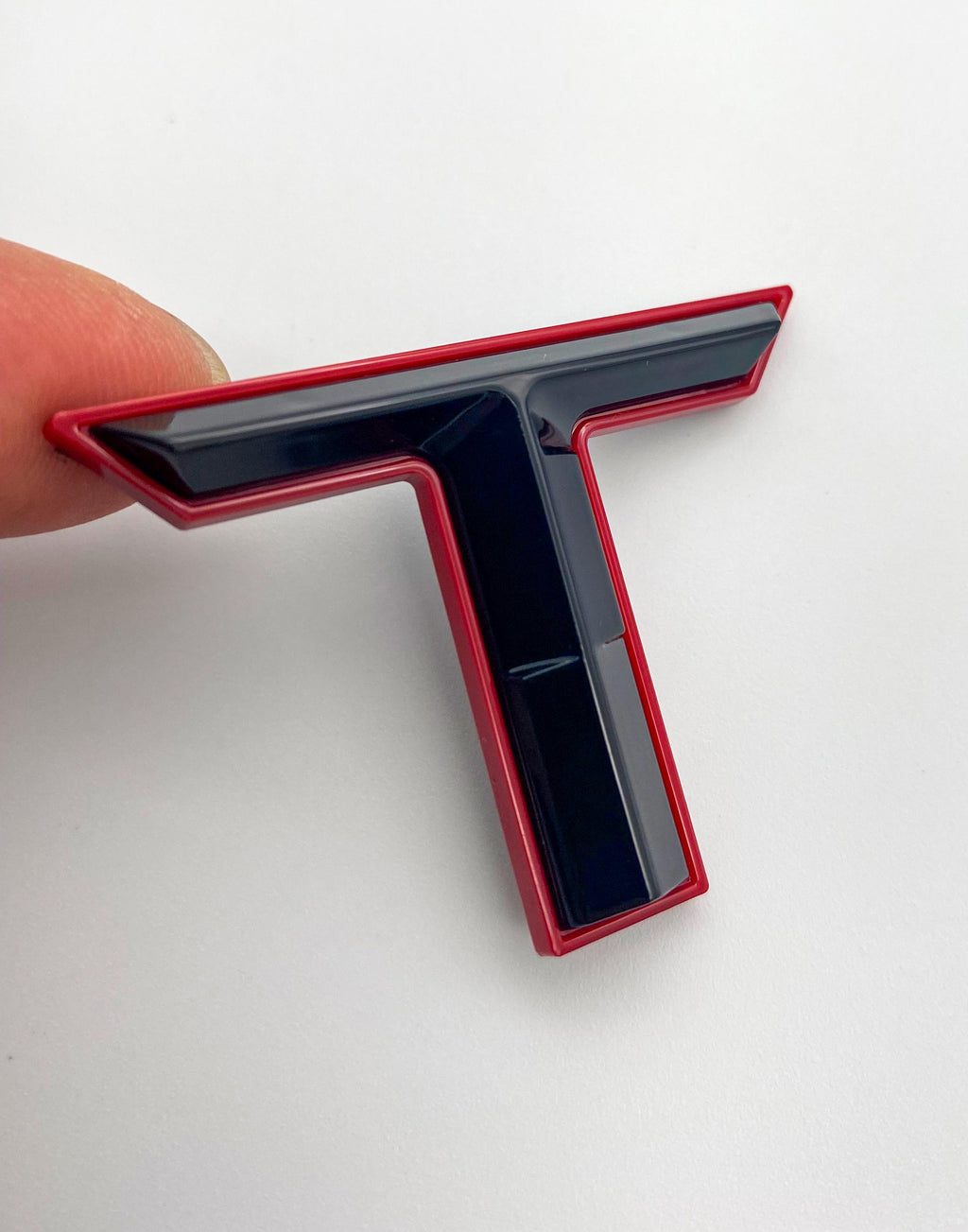 Black with red outline Premium 3D color matched Letters for 2022-2024 Tundra Front Bumper