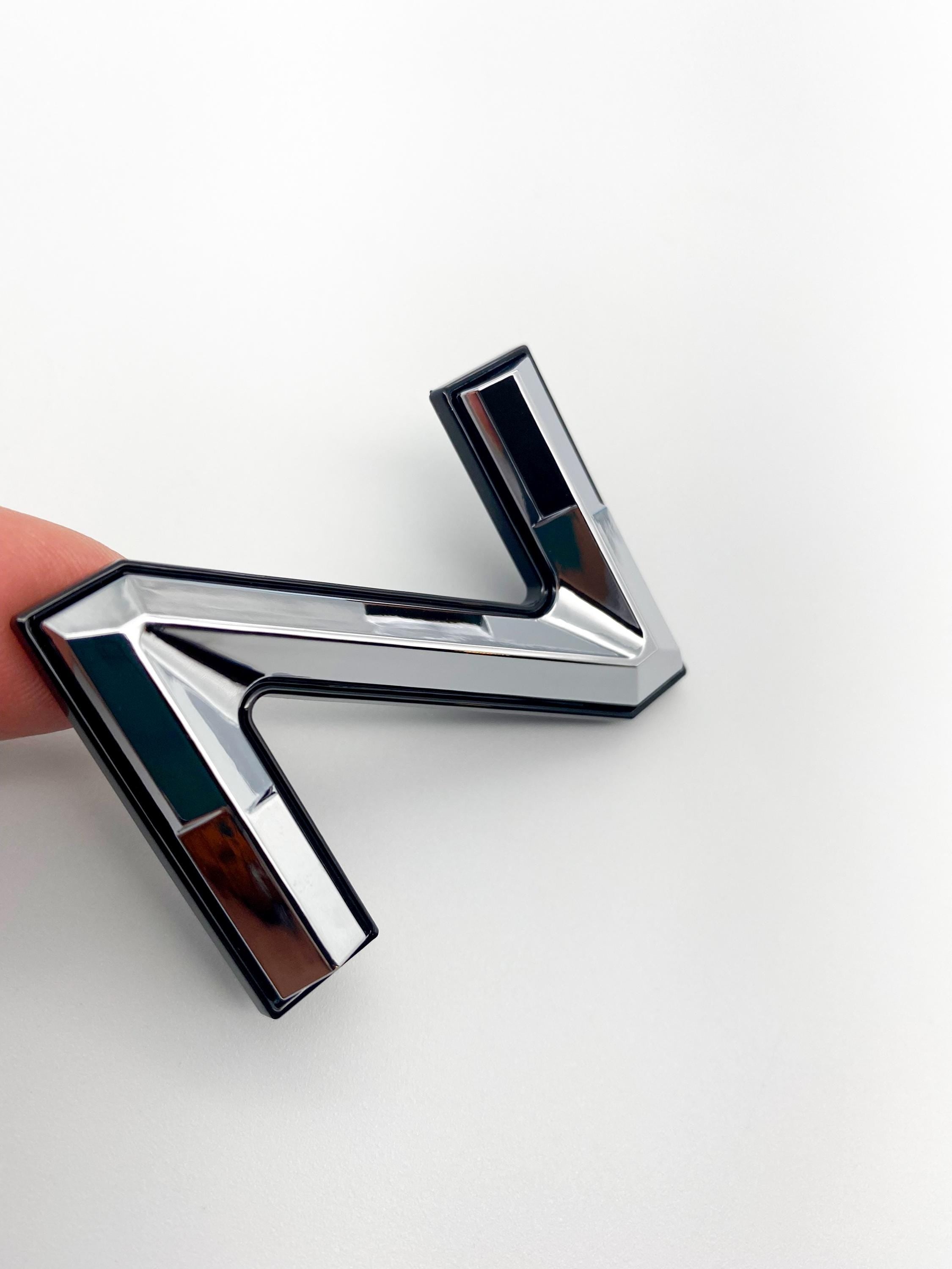 Chrome with Black outline Premium 3D color matched Letters for 2022-2024 Tundra Front Bumper