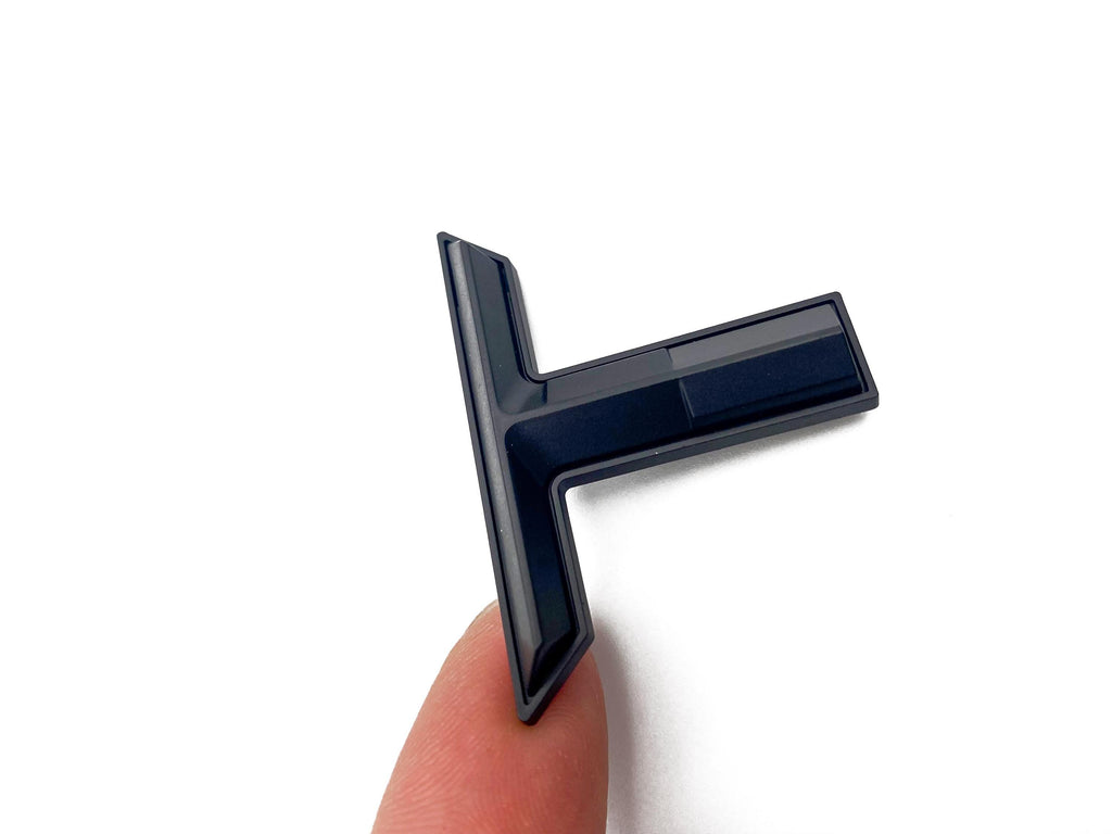 Matte Black outline Premium 3D color matched Letters for 2022-2024 Tundra Front Bumper