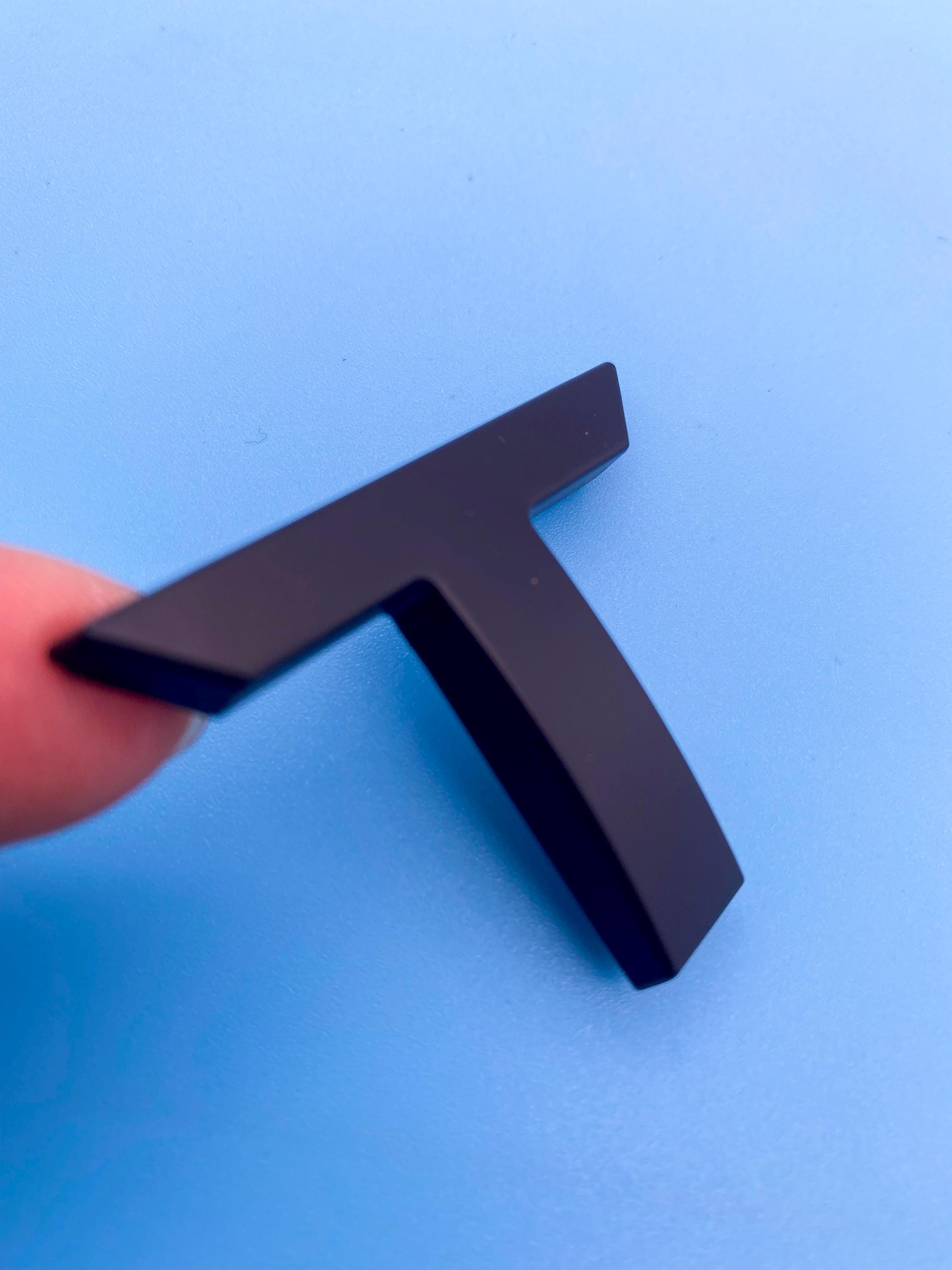 Matte Black Premium 3D color matched Letters for 2022-2024 Tundra Rear Tailgate