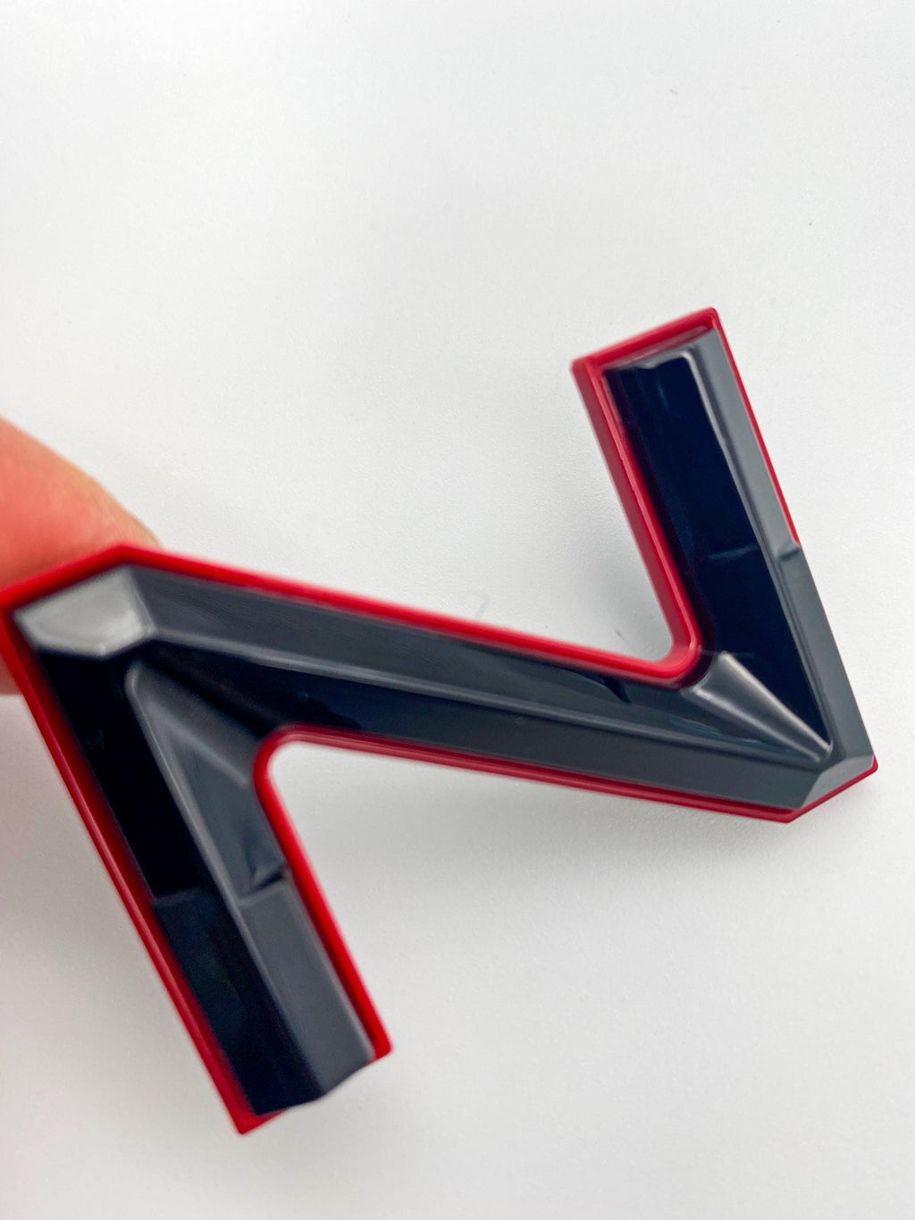 Gloss Black With Red Outline Premium 3D color matched Letters for 2022-2025 Tundra Rear tailgate