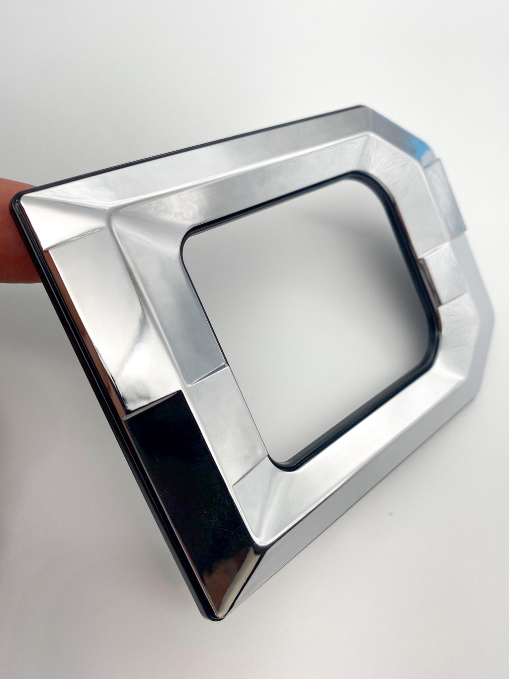 Chrome With Black Outline Premium 3D color matched Letters for 2022-2024 Tundra Front Bumper