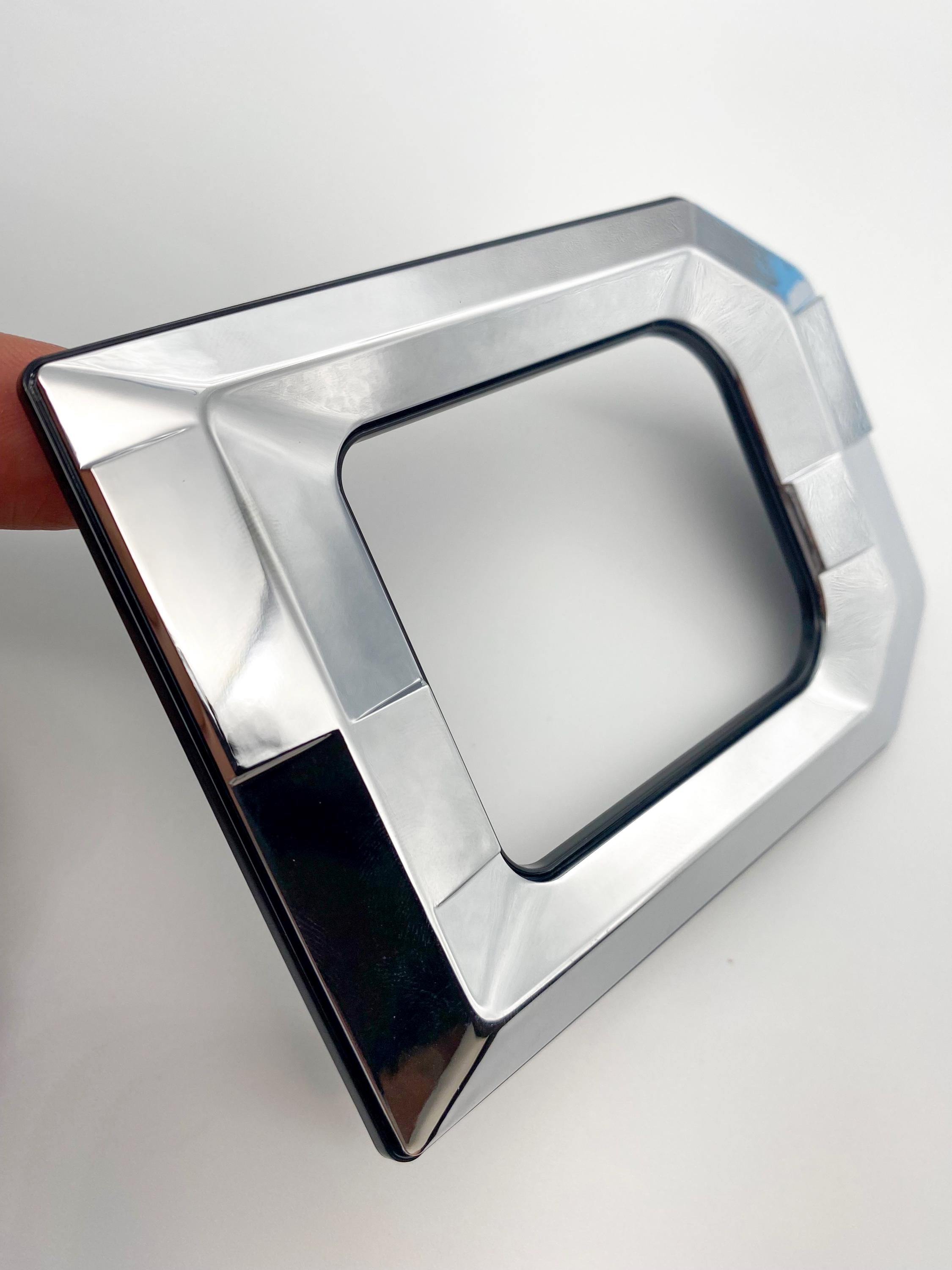 Chrome With Black Outline Premium 3D color matched Letters for 2022-2024 Tundra Front Bumper