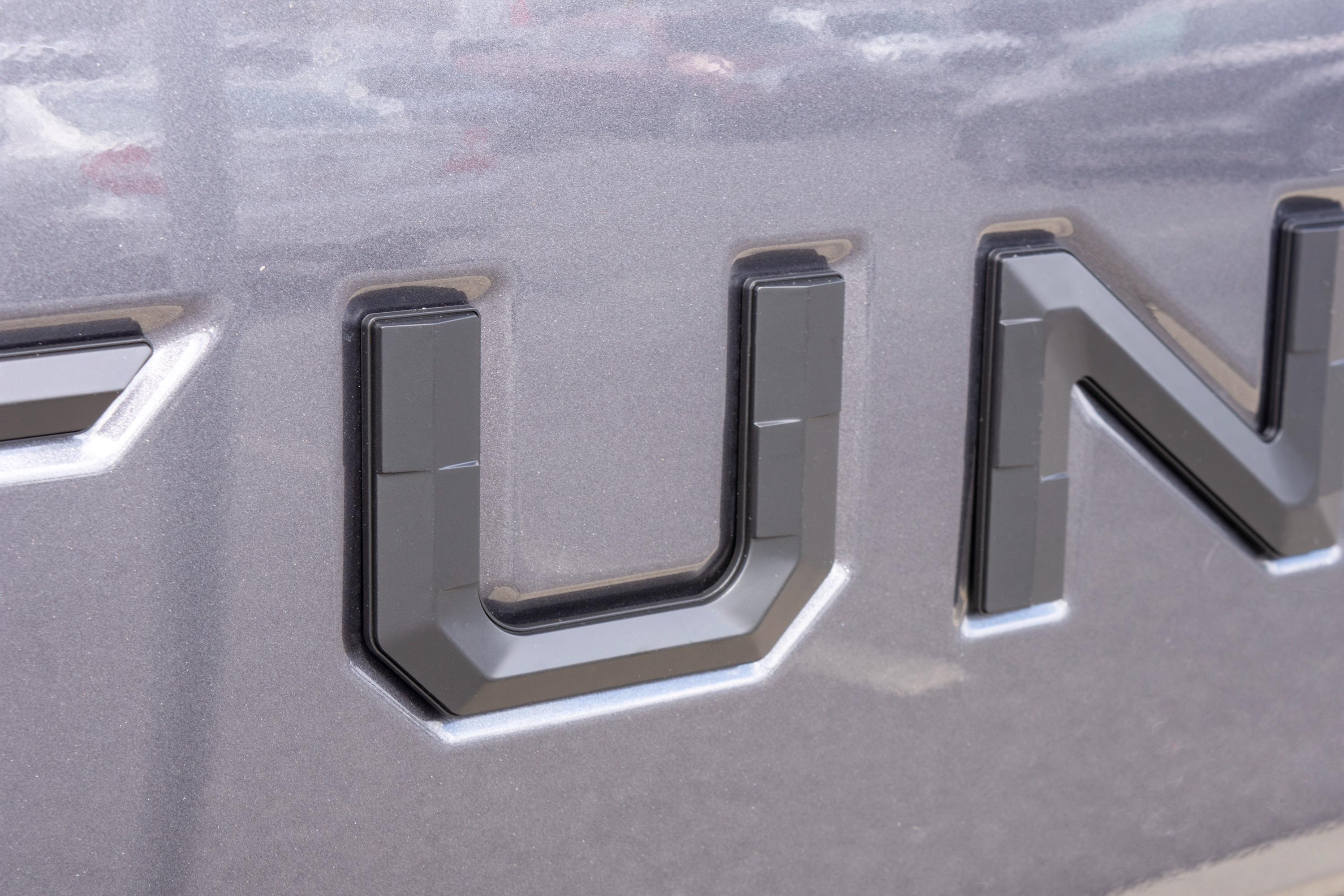 Matte Black Premium 3D color matched Letters for 2022-2024 Tundra Rear tailgate