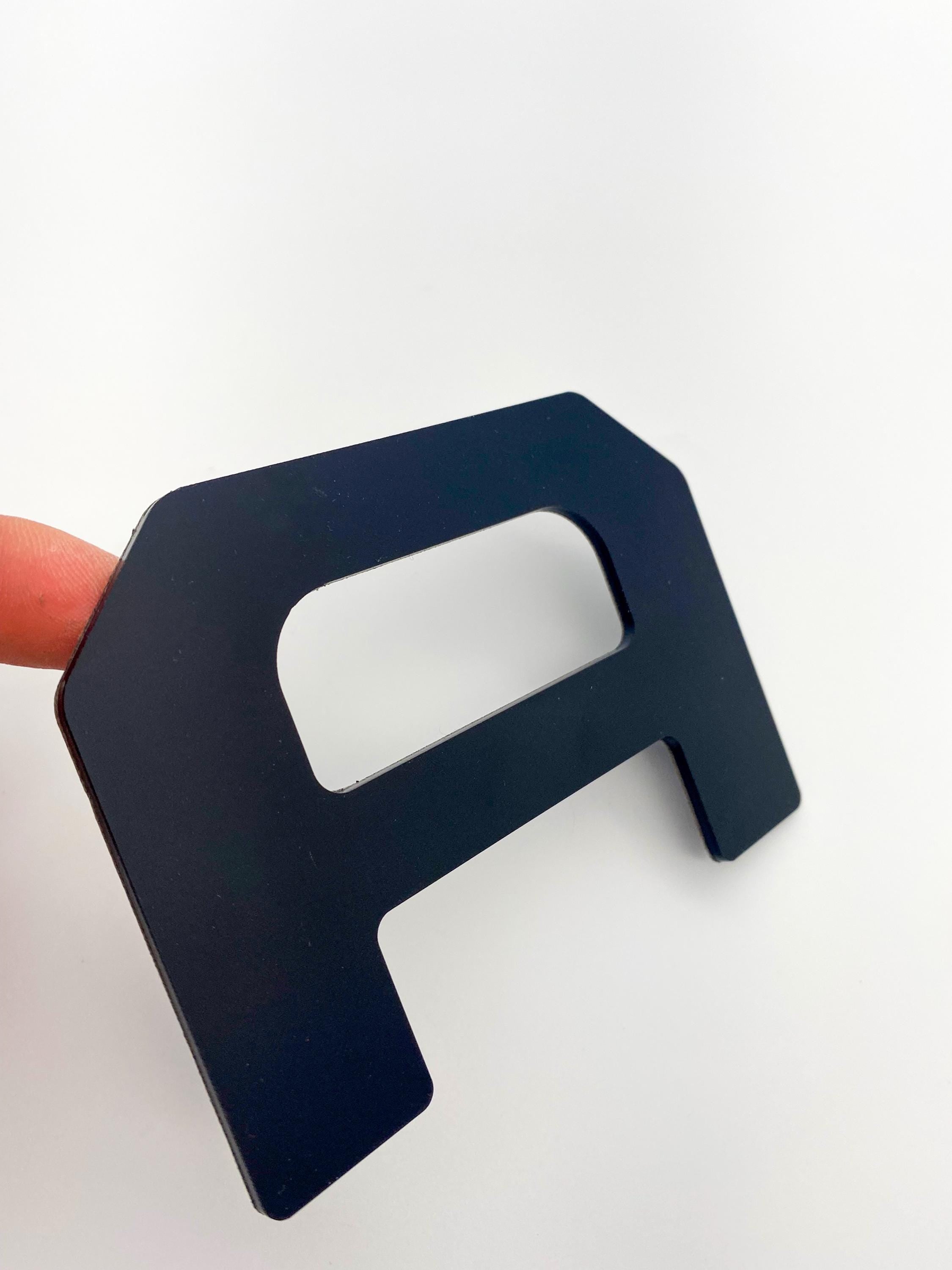 Matte Black 3D color matched Letters for 2022-2024 Tundra Front Bumper