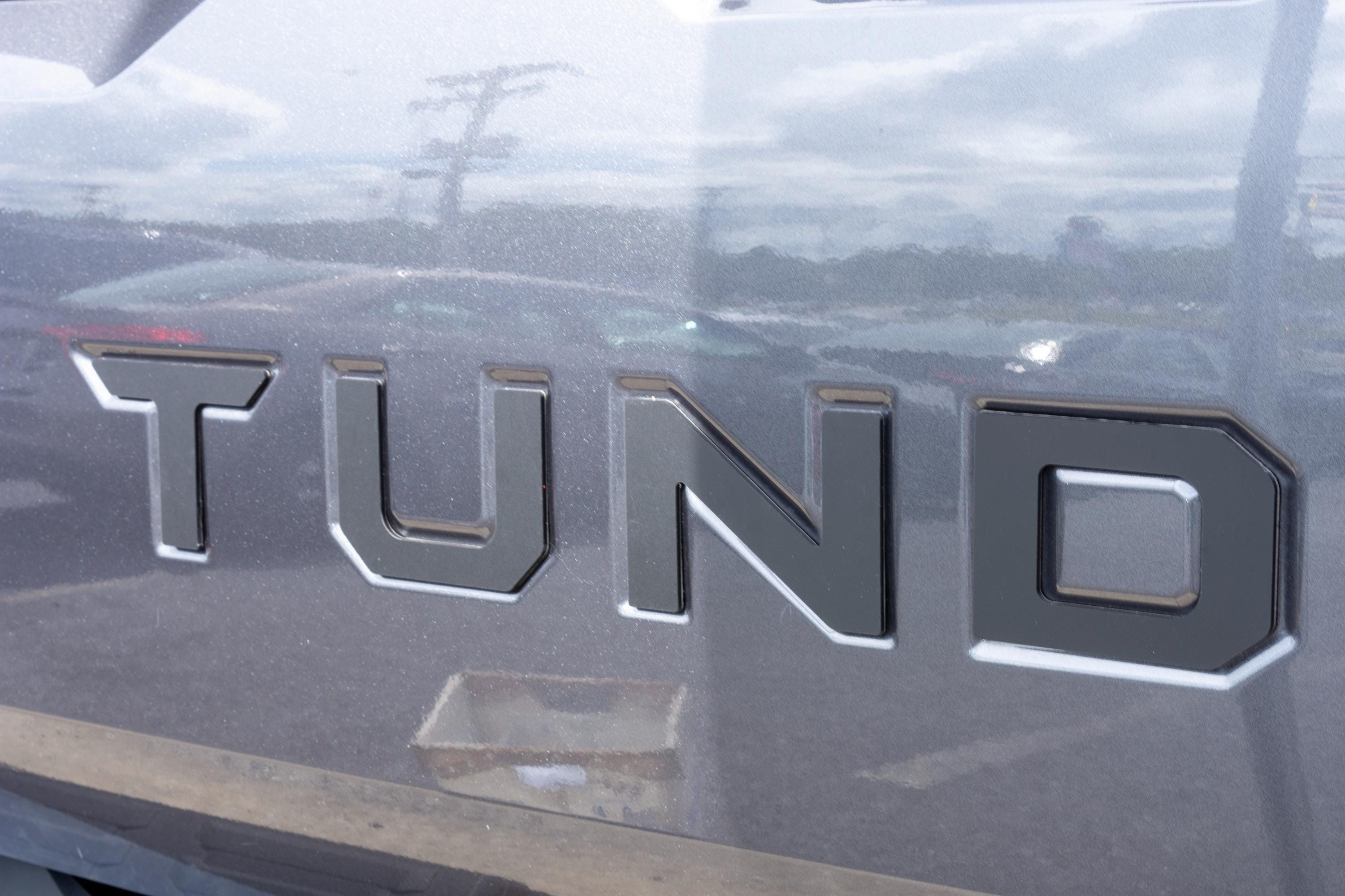 Matte Black 3D color matched Letters for 2022-2024 Tundra Front Bumper