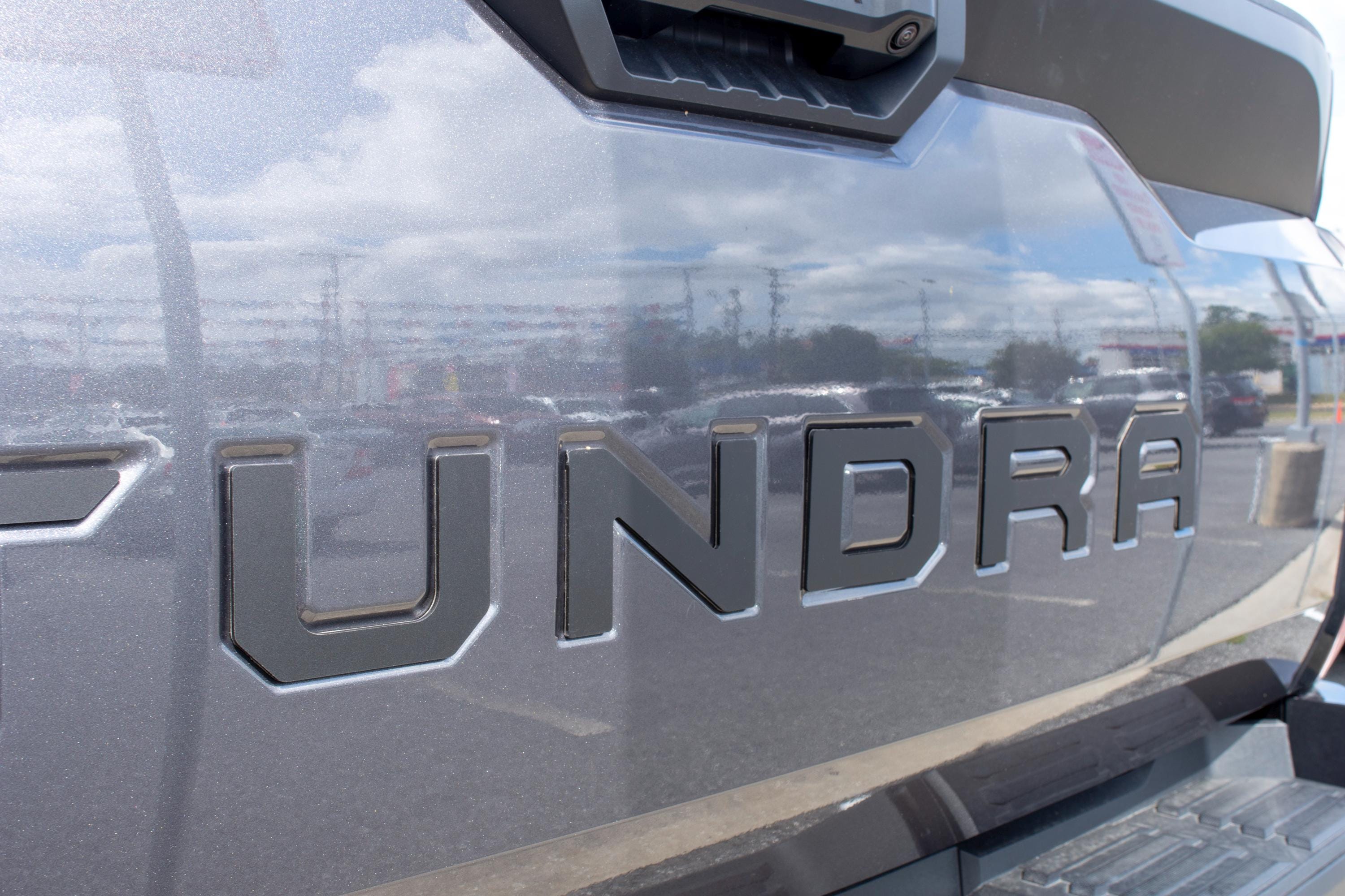 Matte Black 3D color matched Letters for 2022-2024 Tundra Front Bumper