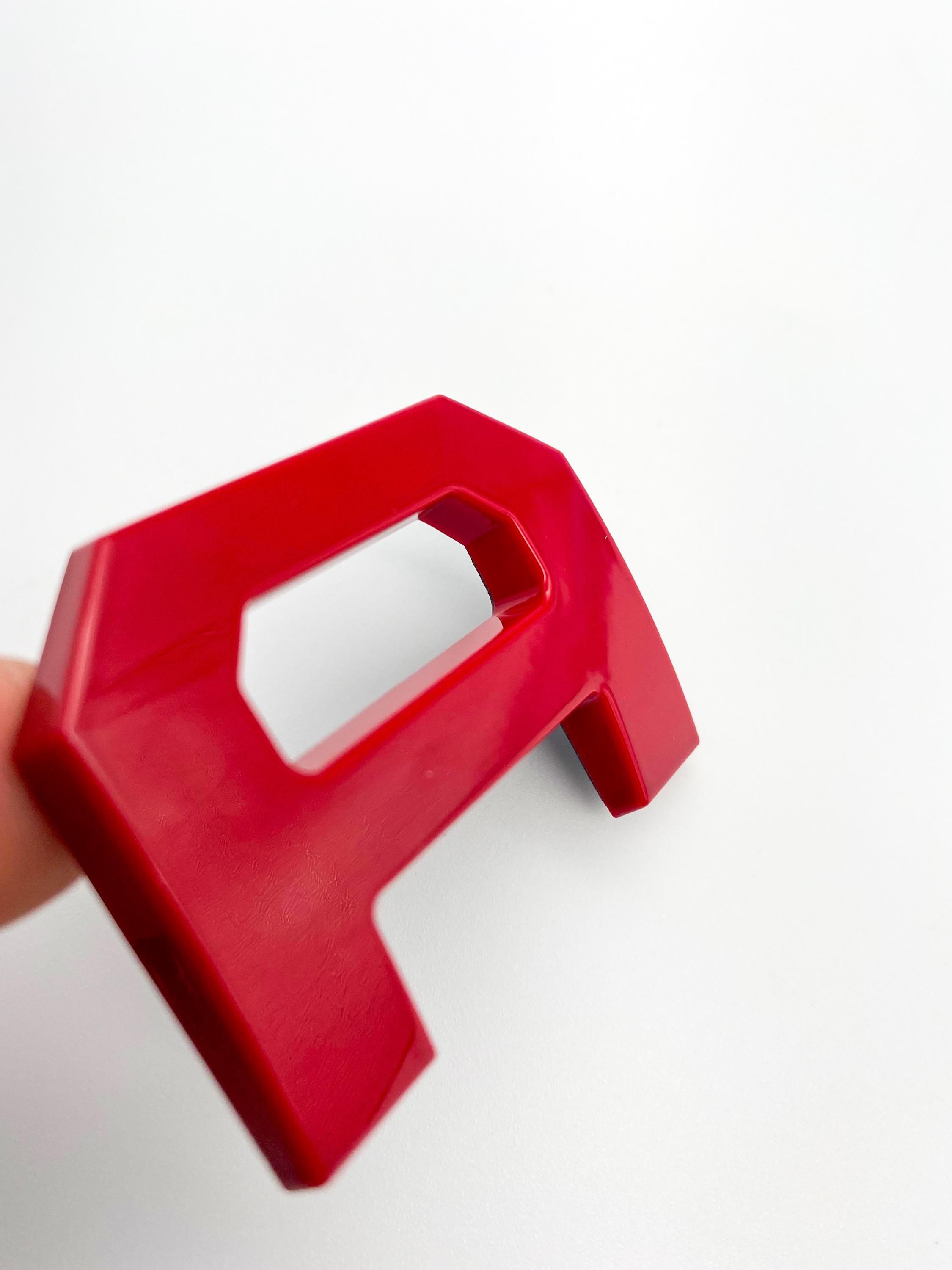 Rear Gloss Red Premium 3D color matched Letters for 2022-2024 Tundra Rear Bumper