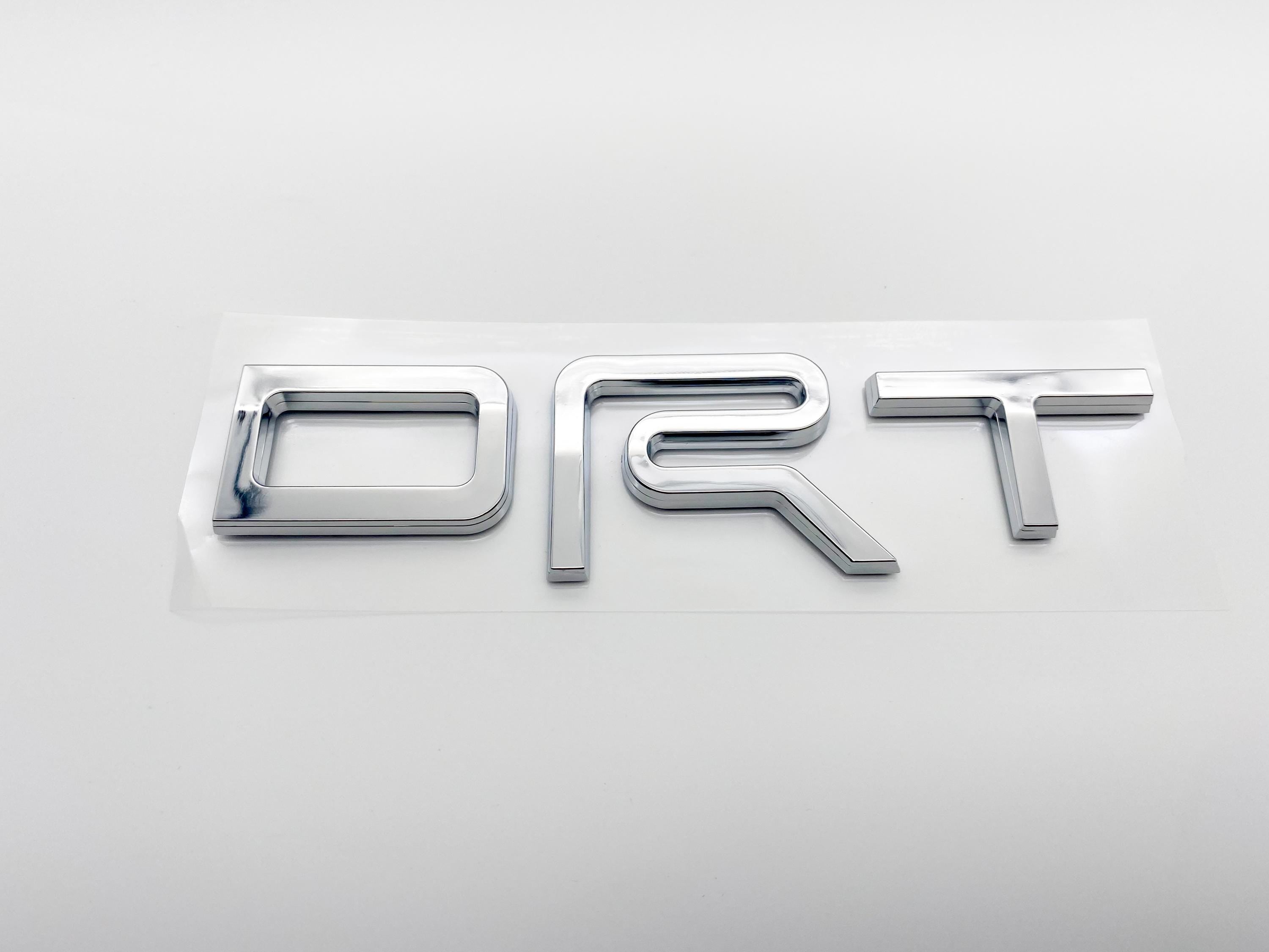 Chrome Fit 2022-2024 Toyota Tundra "TRD" FRONT Grill Decal Inlay Set