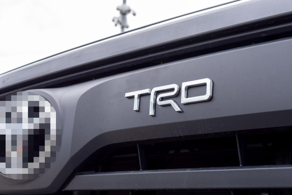 Chrome Fit 2022-2024 Toyota Tundra "TRD" FRONT Grill Decal Inlay Set