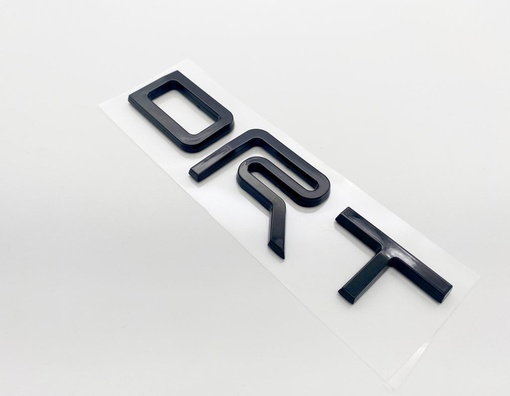 Gloss Black Fit 2022-2024 Toyota Tundra "TRD" FRONT Grill Decal Inlay Set