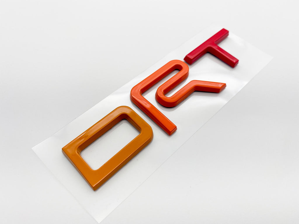 Heritage emblems Fit 2022-2024 Toyota Tundra "TRD" FRONT Grill Decal Inlay Set