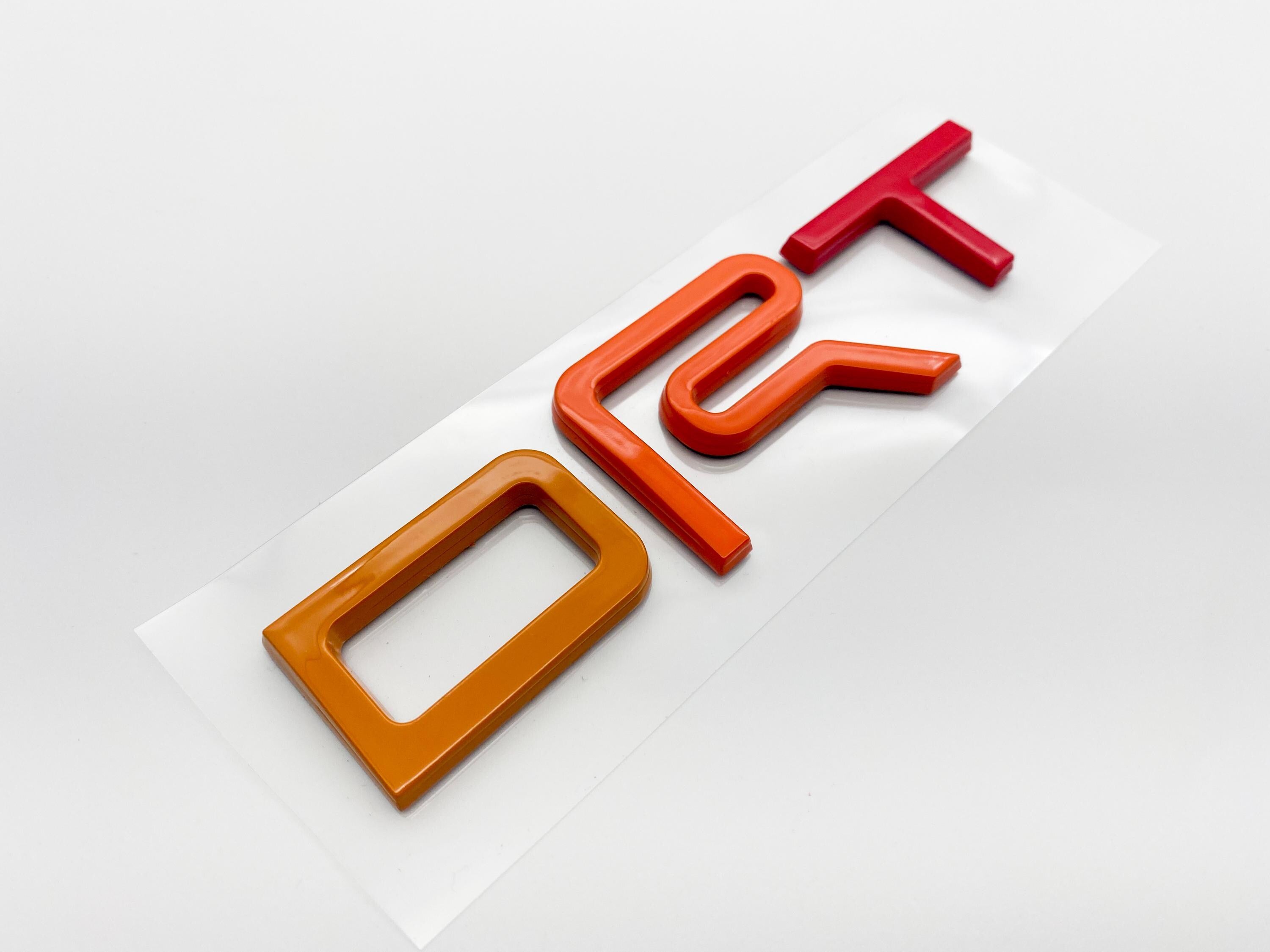 Heritage emblems Fit 2022-2024 Toyota Tundra "TRD" FRONT Grill Decal Inlay Set