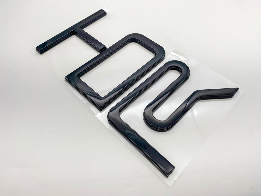 Raised Tailgate Insert Letters Tailgate Letters Insert Plastic ABS Badge Fits 2022+ Tundra TRD Pro Tailgate Decals