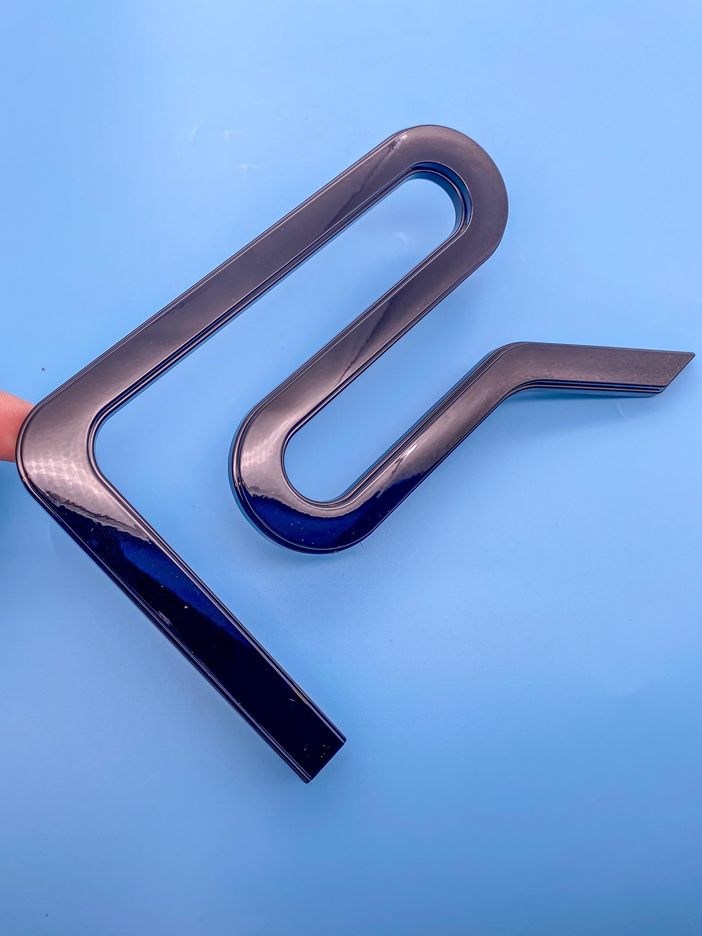 Black Red Raised Tailgate Insert Letters Tailgate Letters Insert Plastic ABS Badge Fits 2022+ Tundra TRD Pro Tailgate Decals