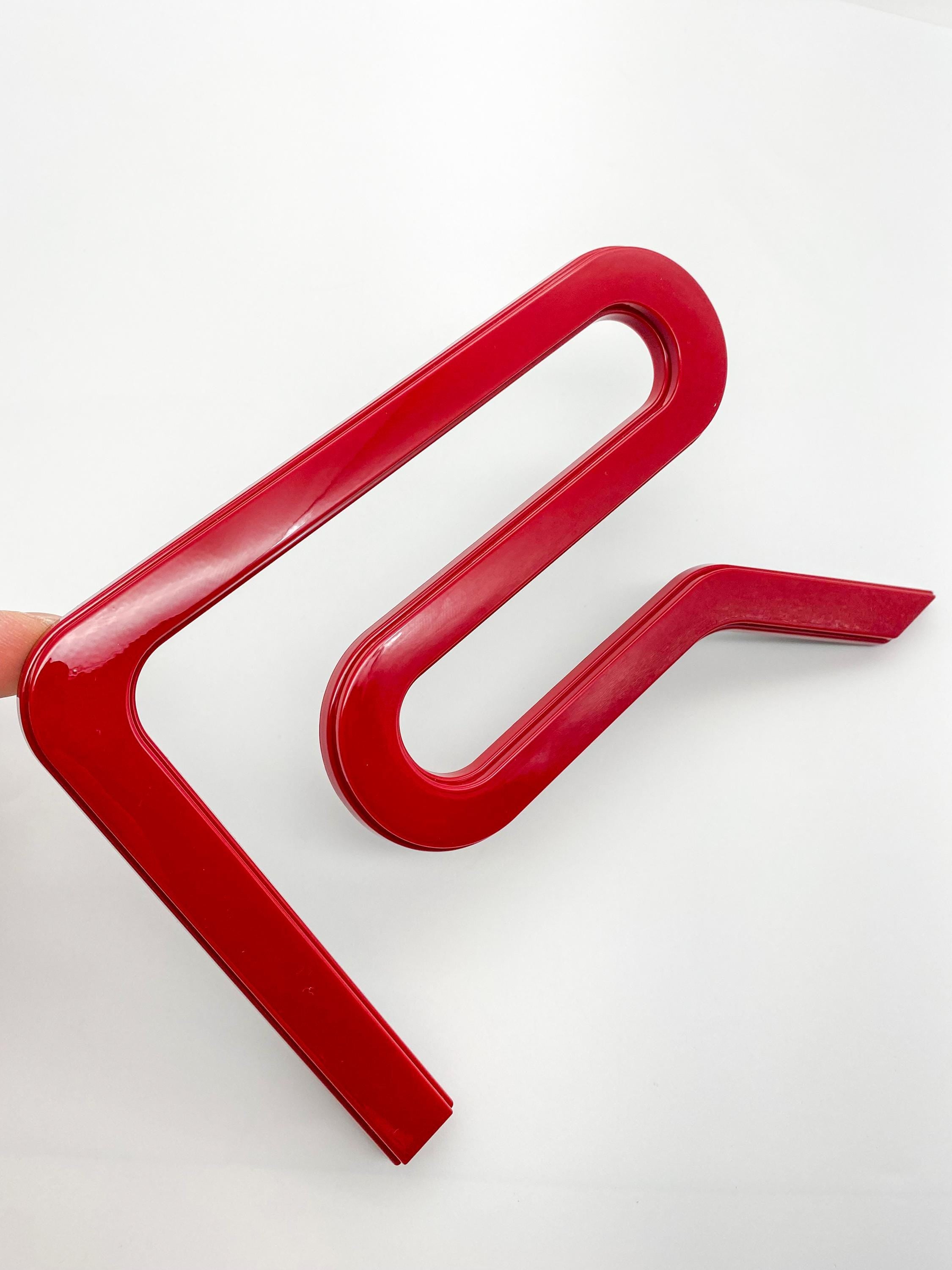 Red Raised Tailgate Insert Letters Tailgate Letters Insert Plastic ABS Badge Fits 2022+ Tundra TRD Pro Tailgate Decals