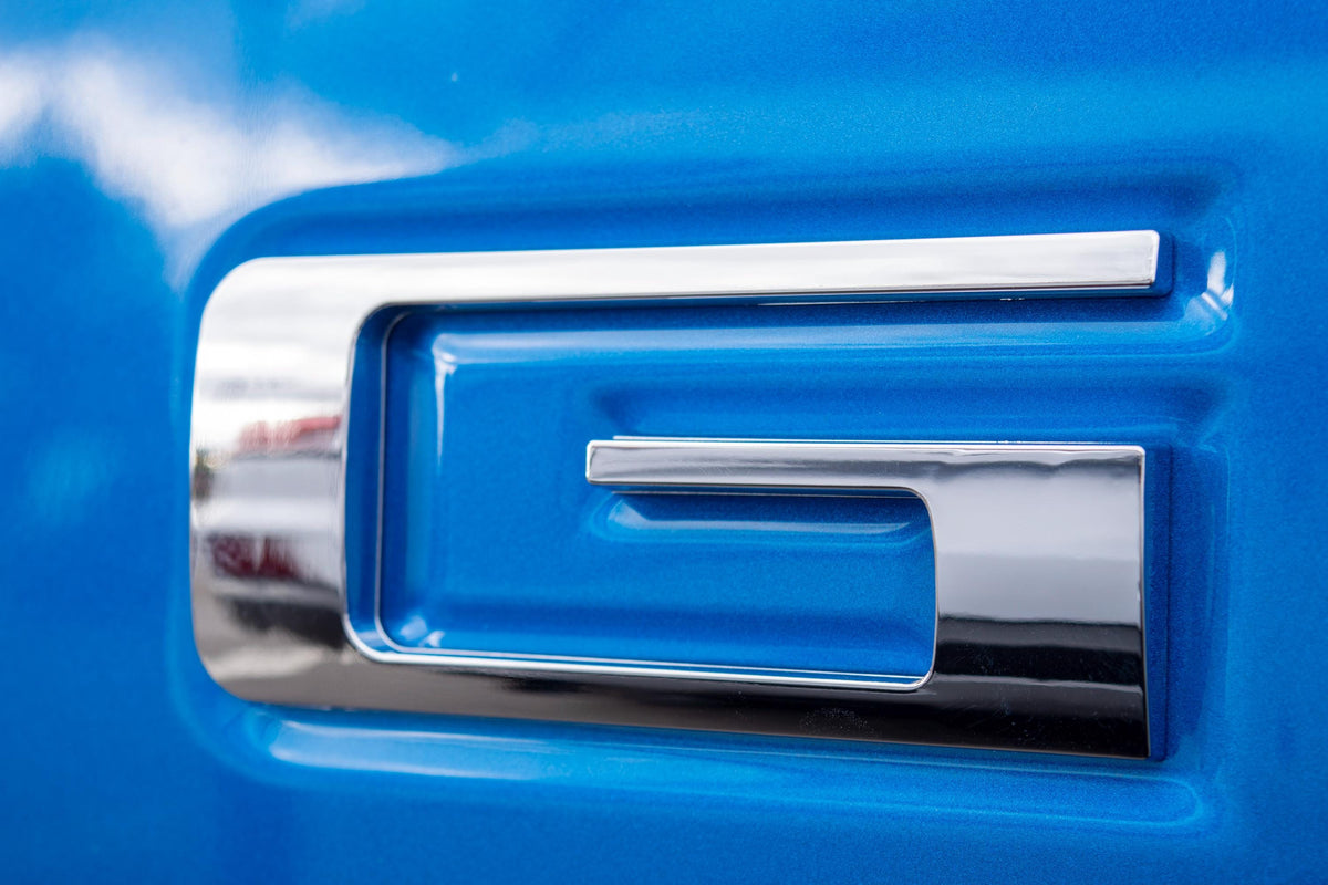 Chrome Raised Tailgate Insert Letters Tailgate Letters Insert Plastic ABS Badge Fits 2024 and up Ford Ranger Tailgate