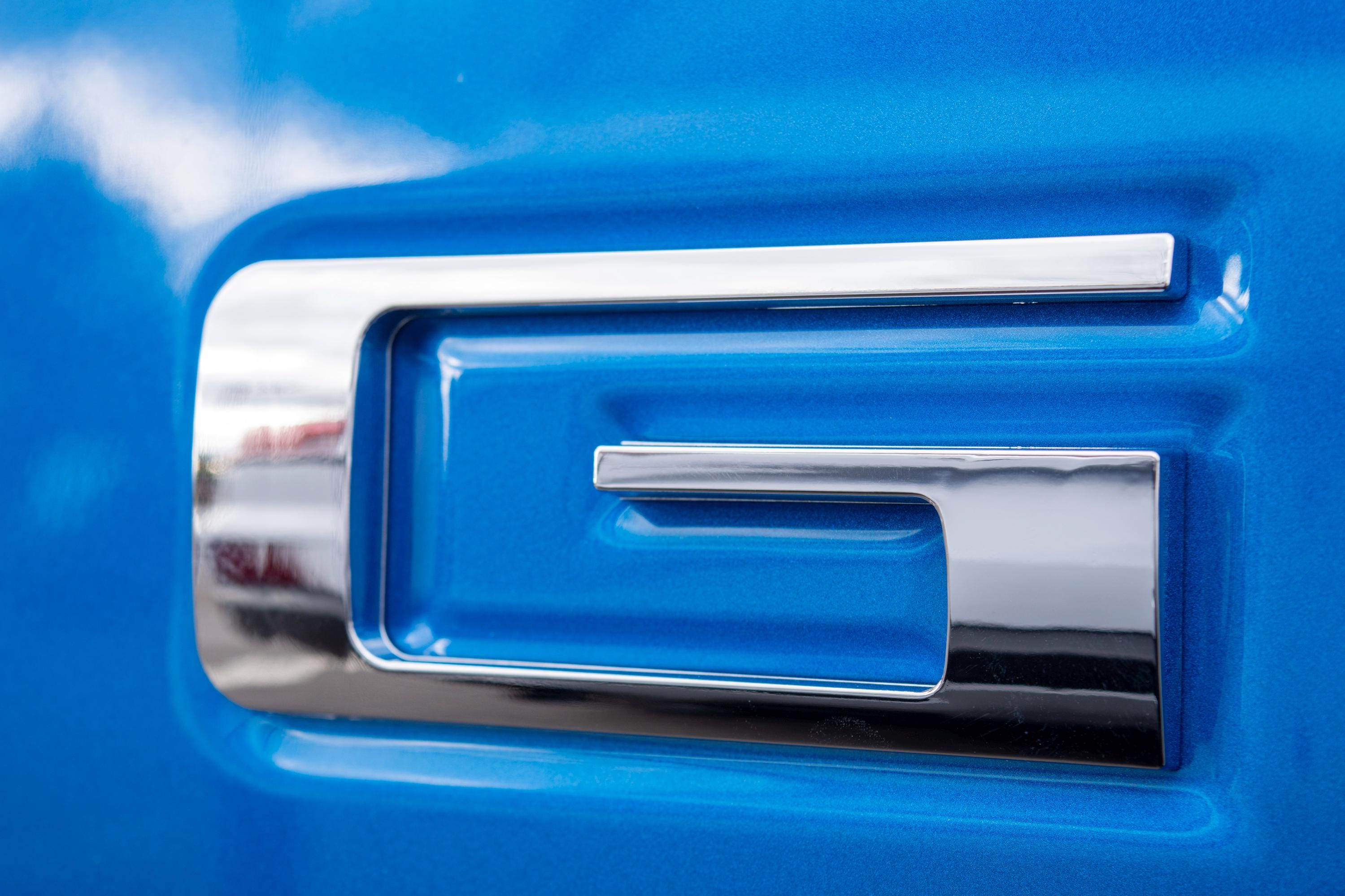 Chrome Raised Tailgate Insert Letters Tailgate Letters Insert Plastic ABS Badge Fits 2024 and up Ford Ranger Tailgate