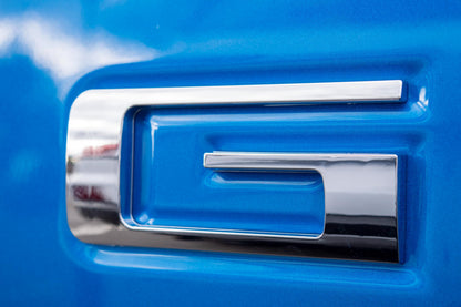 Chrome Raised Tailgate Insert Letters Tailgate Letters Insert Plastic ABS Badge Fits 2024 and up Ford Ranger Tailgate