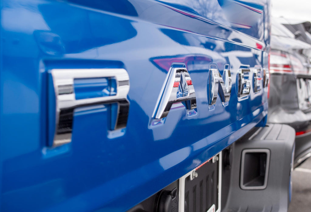 Chrome Raised Tailgate Insert Letters Tailgate Letters Insert Plastic ABS Badge Fits 2024 and up Ford Ranger Tailgate