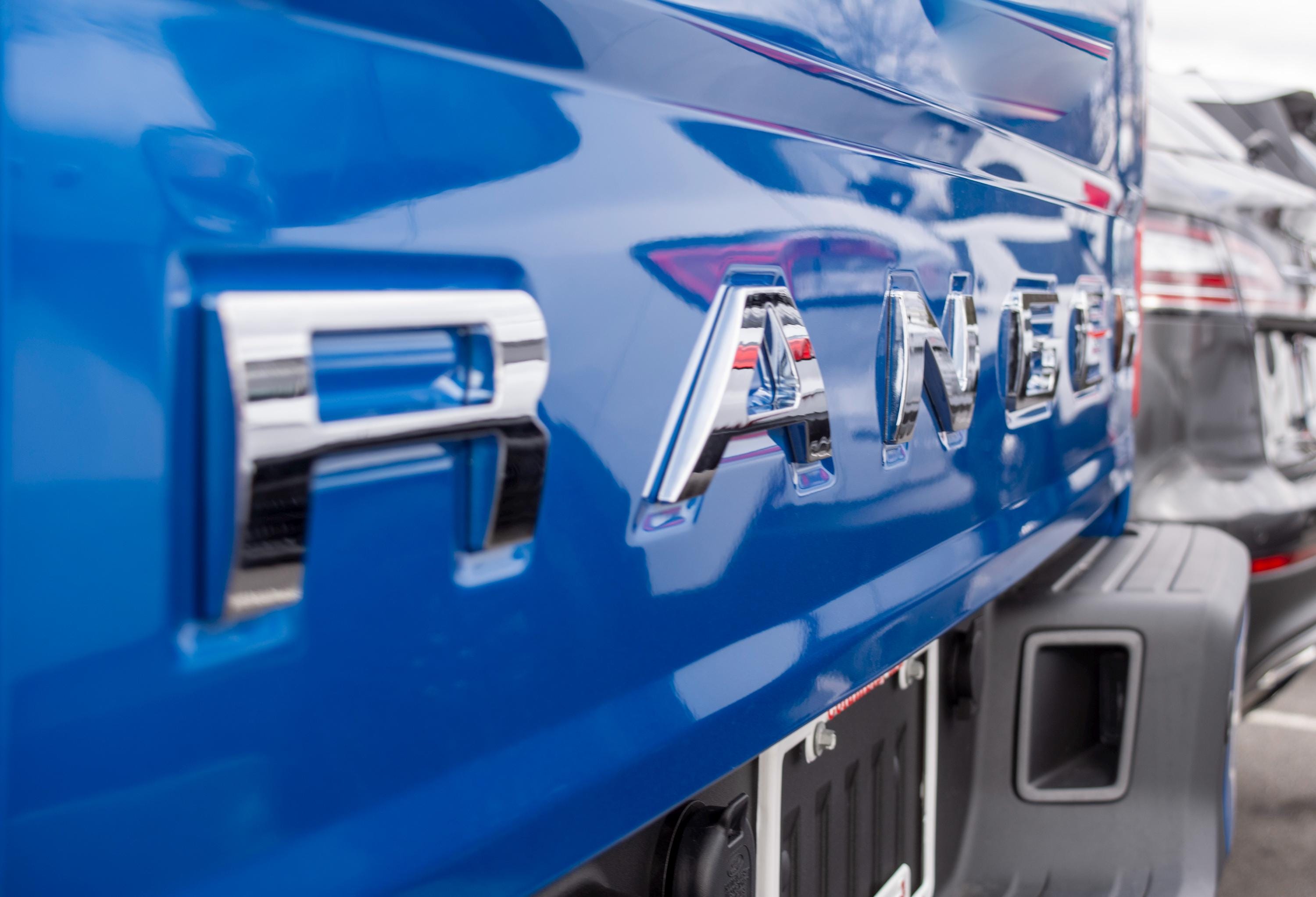 Chrome Raised Tailgate Insert Letters Tailgate Letters Insert Plastic ABS Badge Fits 2024 and up Ford Ranger Tailgate