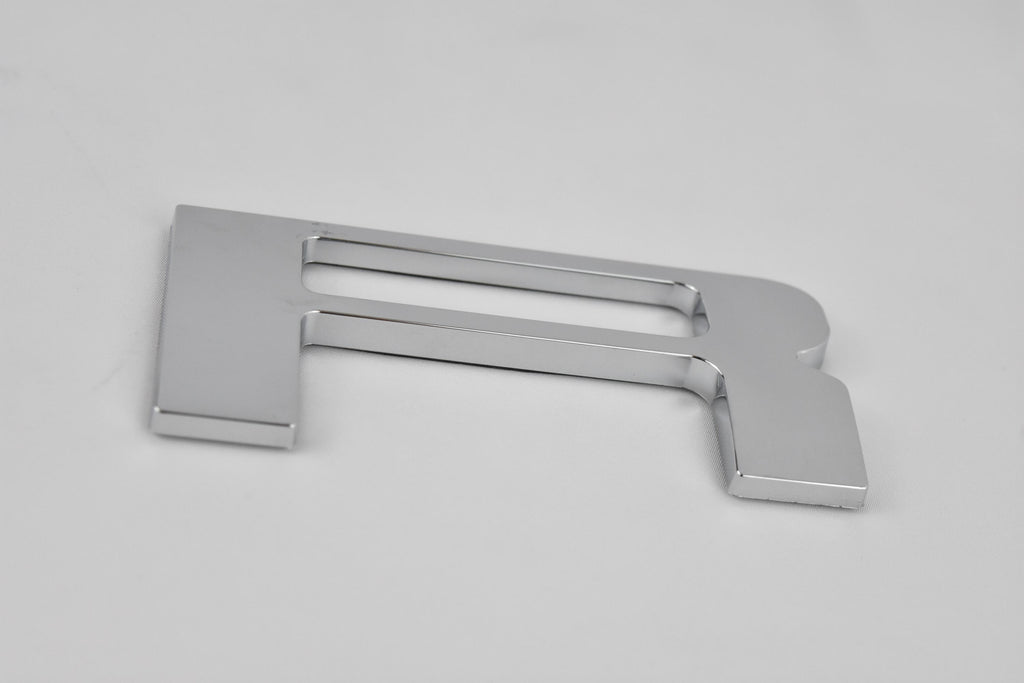 Chrome Raised Tailgate Insert Letters Tailgate Letters Insert Plastic ABS Badge Fits 2024 and up Ford Ranger Tailgate