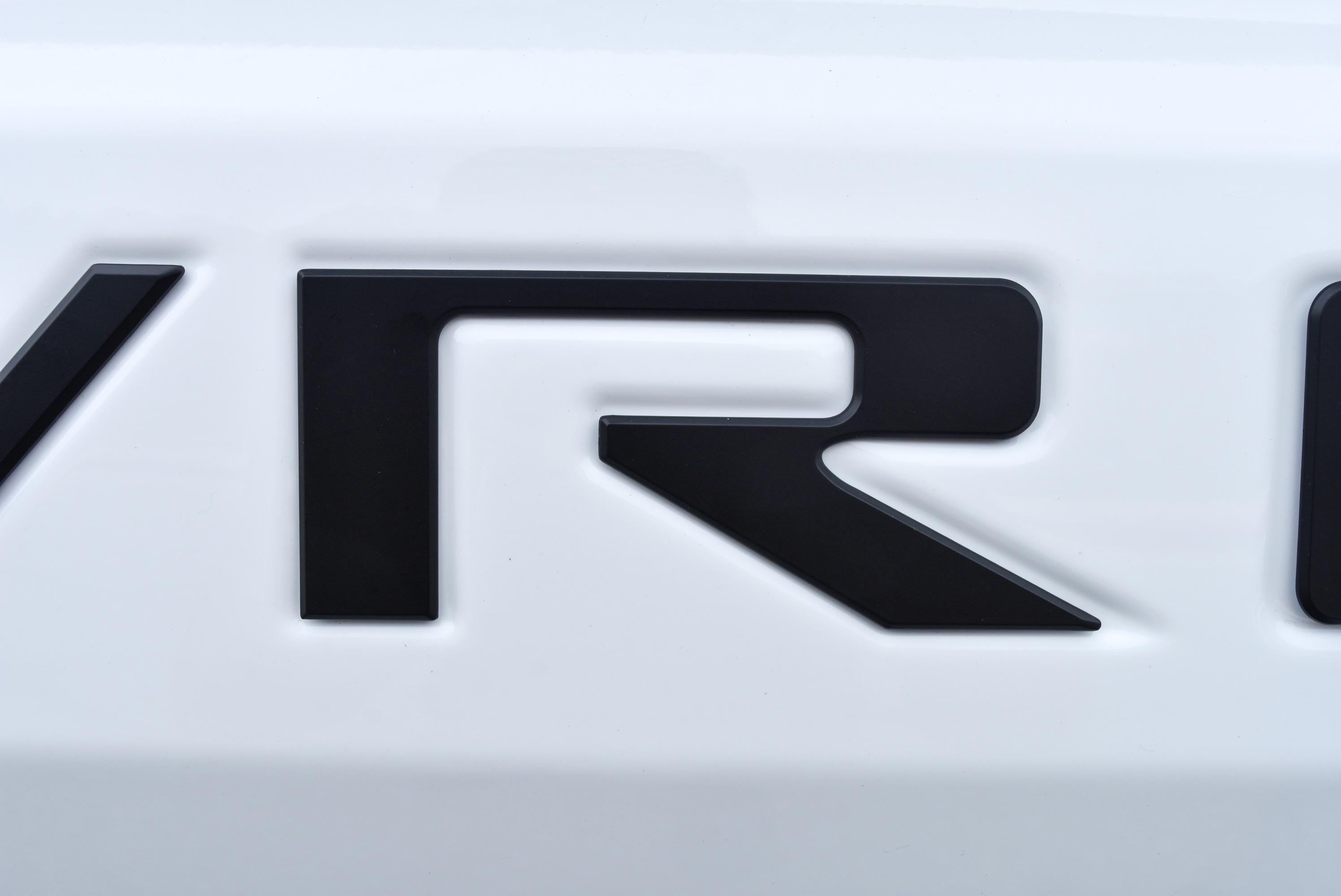 Matte Black 3D Raised Coated Tailgate Letter Inserts Decals Fit With Chevrolet Silverado 2019-2024 Model