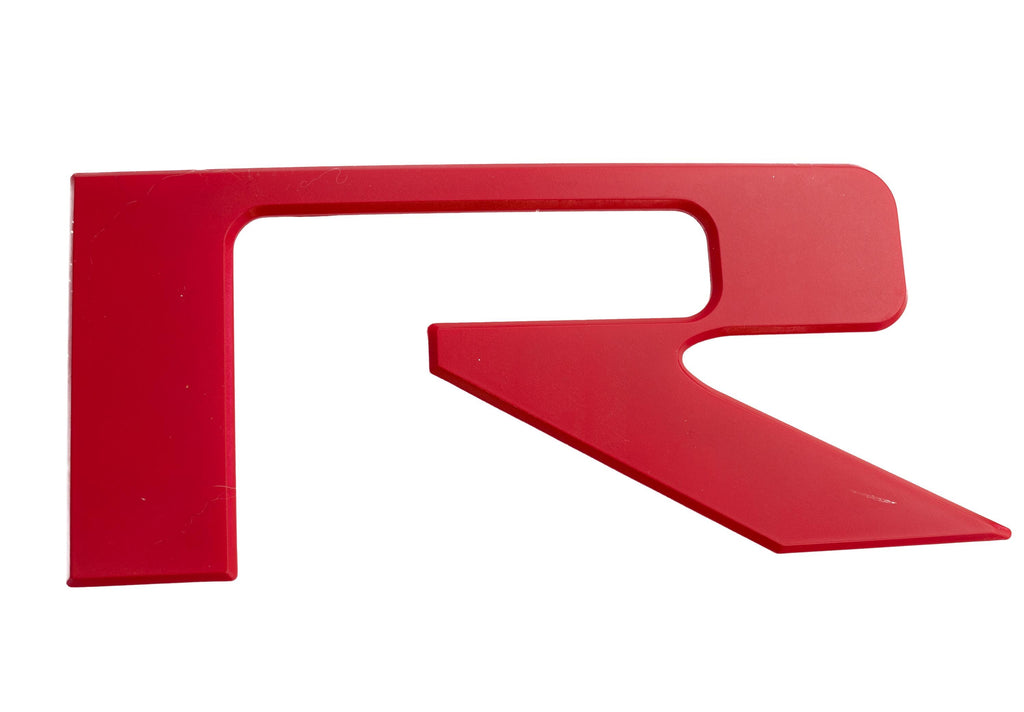 Red 3D Raised Coated Tailgate Letter Inserts Decals Fit With Chevrolet Silverado 2019-2024 Model