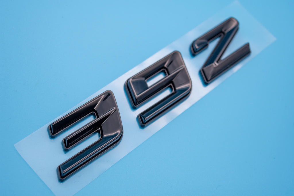 392 Gloss Black Fender Badges  Emblem Angry Aggressive Car Badge | 2 BADGES | 345 3D Fender Badges