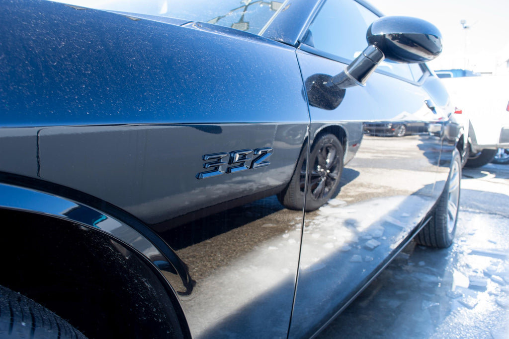 392 Gloss Black Fender Badges  Emblem Angry Aggressive Car Badge | 2 BADGES | 345 3D Fender Badges