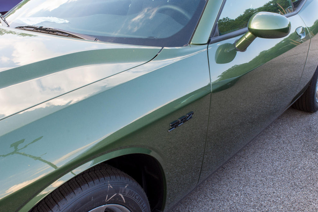 392 Matte Black Fender Badges  Emblem Angry Aggressive Car Badge | 2 BADGES | 345 3D Fender Badges