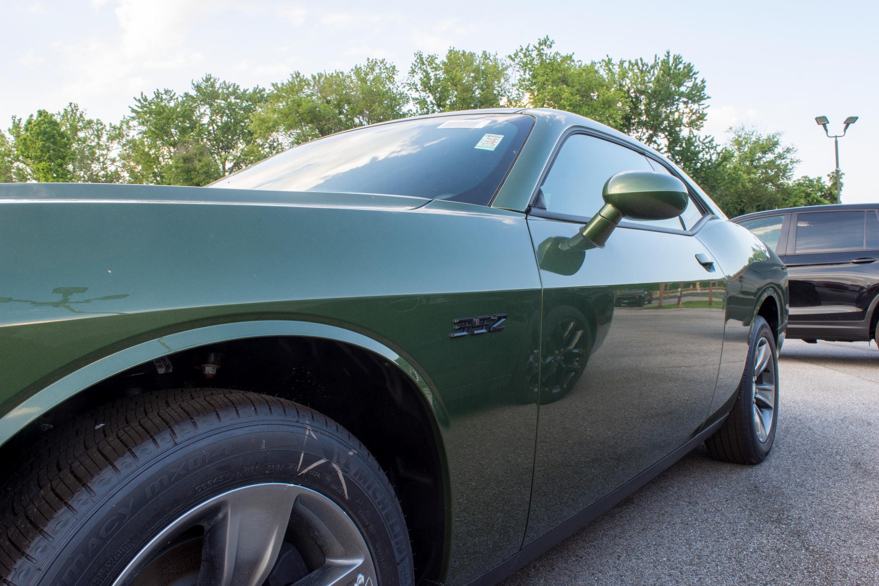 392 Matte Black Fender Badges  Emblem Angry Aggressive Car Badge | 2 BADGES | 345 3D Fender Badges