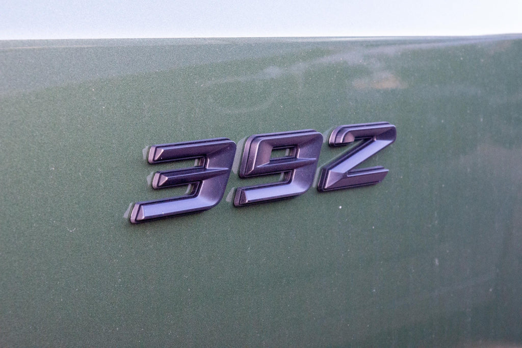 392 Matte Black Fender Badges  Emblem Angry Aggressive Car Badge | 2 BADGES | 345 3D Fender Badges